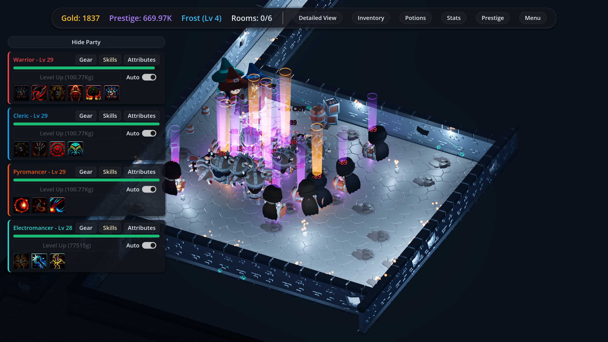 Dungeoneers Idle screenshot 2