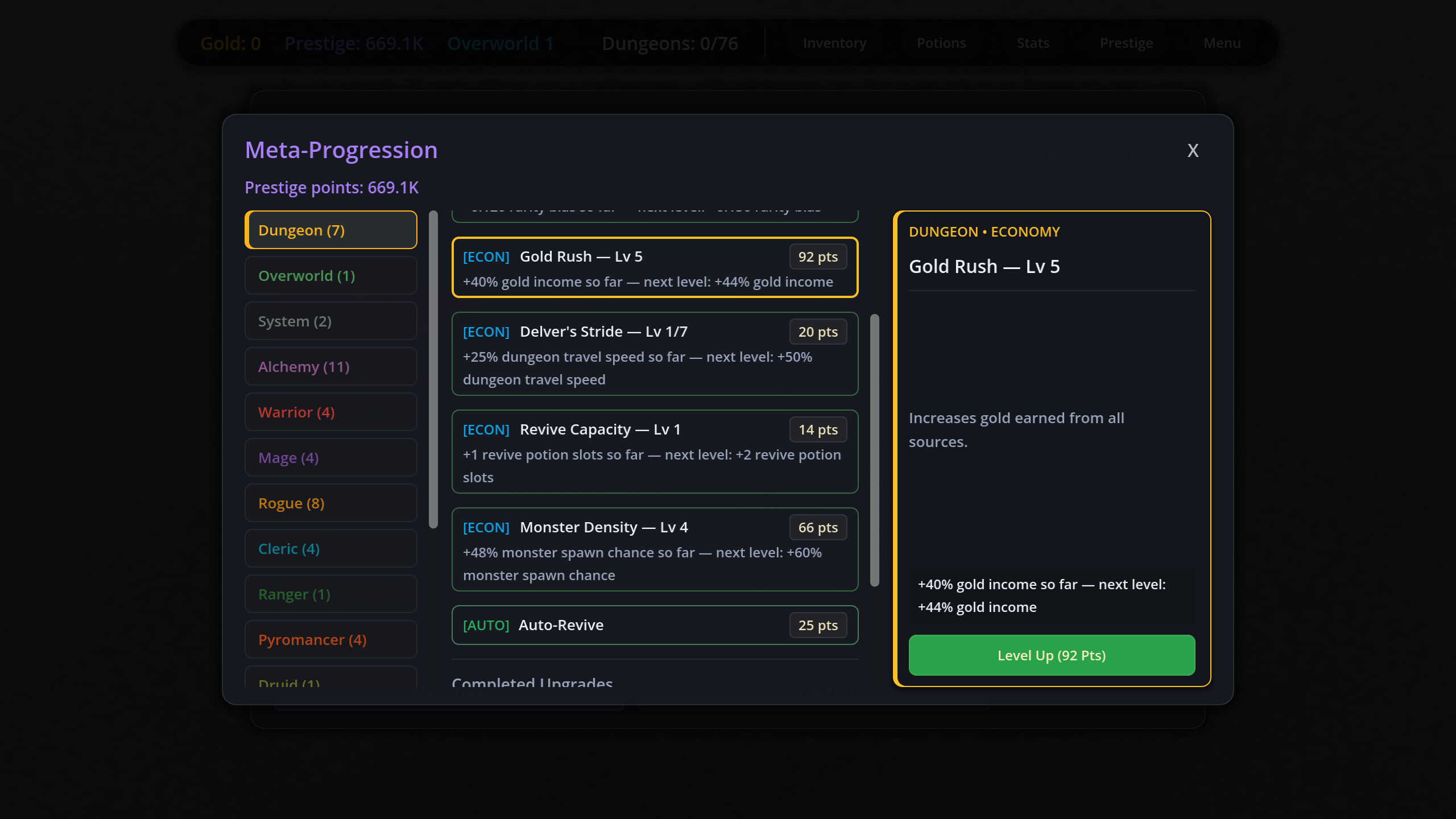 Dungeoneers Idle screenshot 4