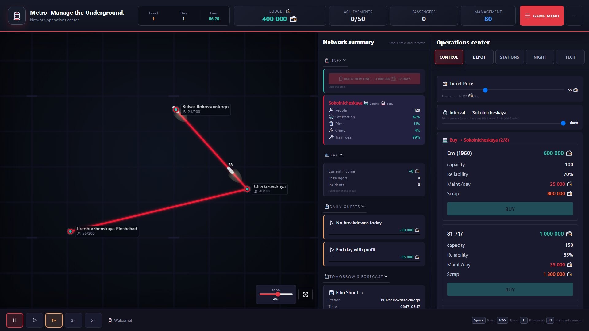 Metro. Manage the Underground trailer