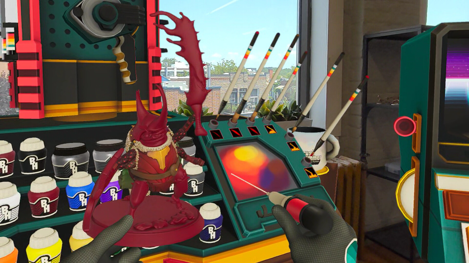 BrushHammer Miniature Painter VR screenshot 2