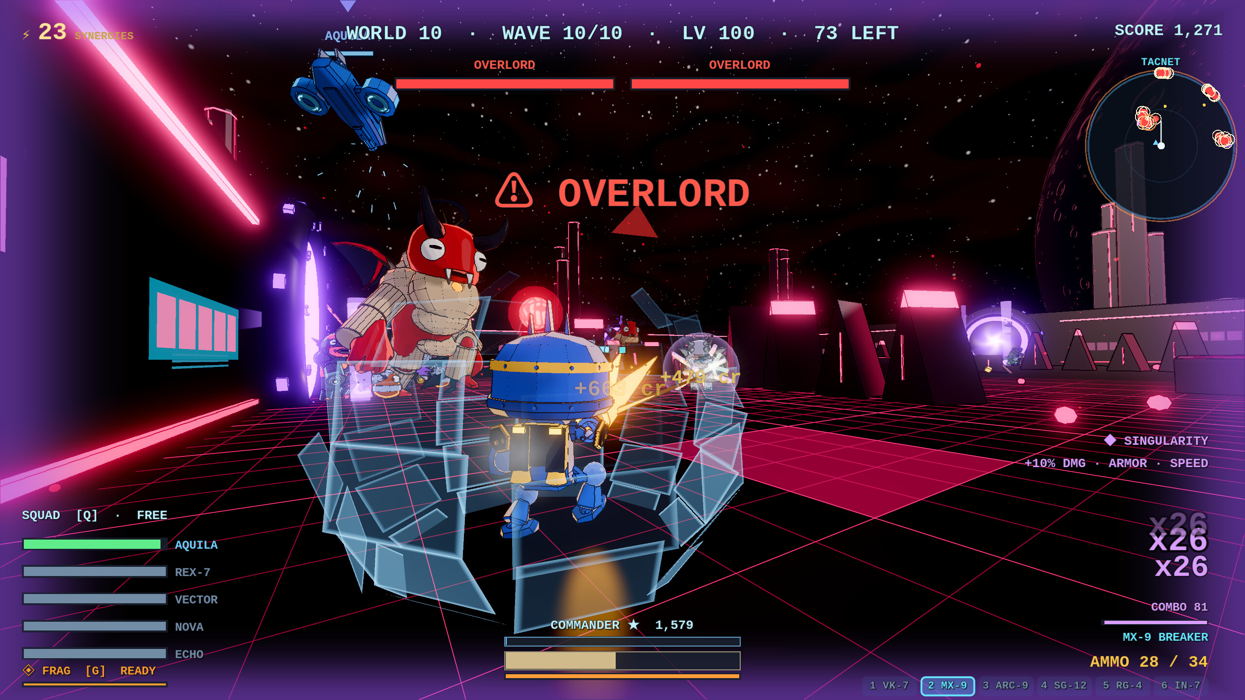 VOIDHOLD: Squad Survival Roguelite screenshot 2