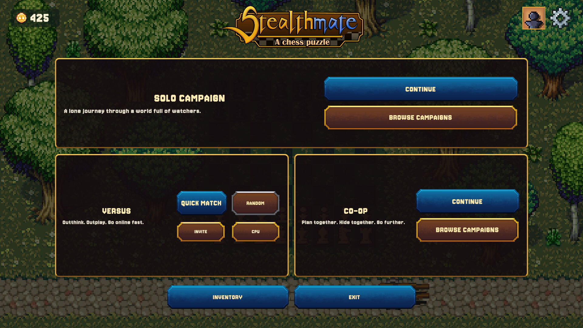 Stealthmate: A chess puzzle trailer