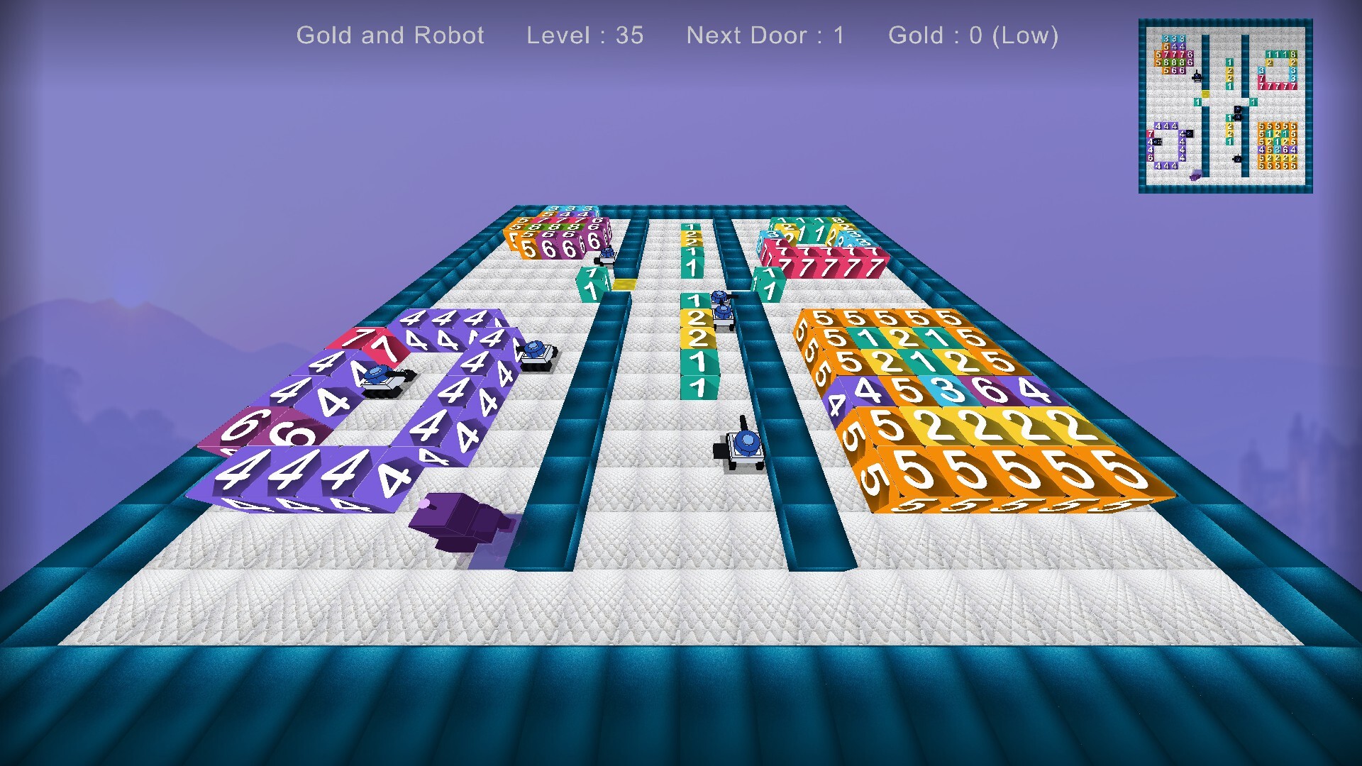 Gold and Robot trailer