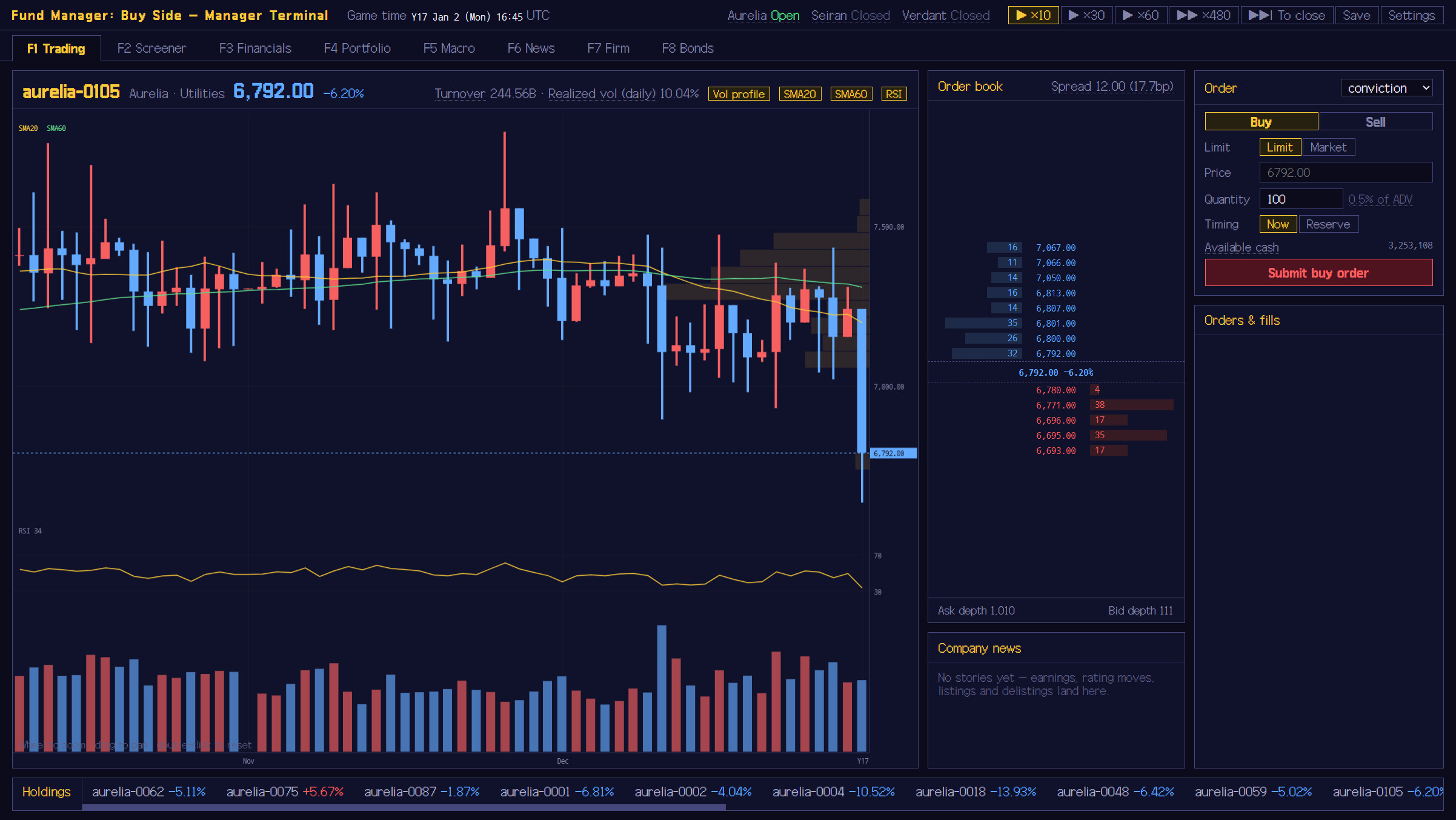Fund Manager: Buy Side screenshot 5