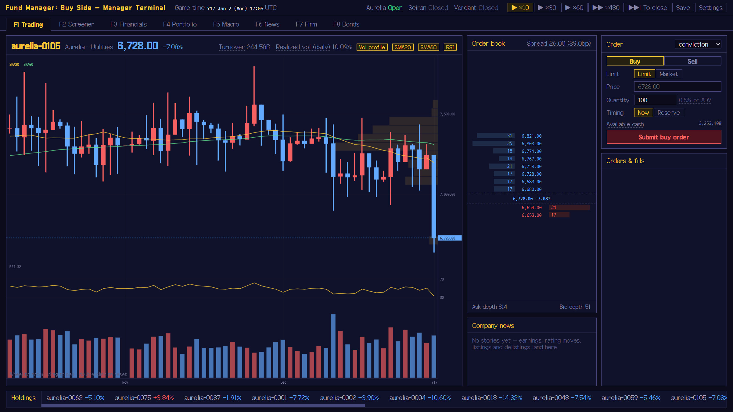 Fund Manager: Buy Side screenshot 2