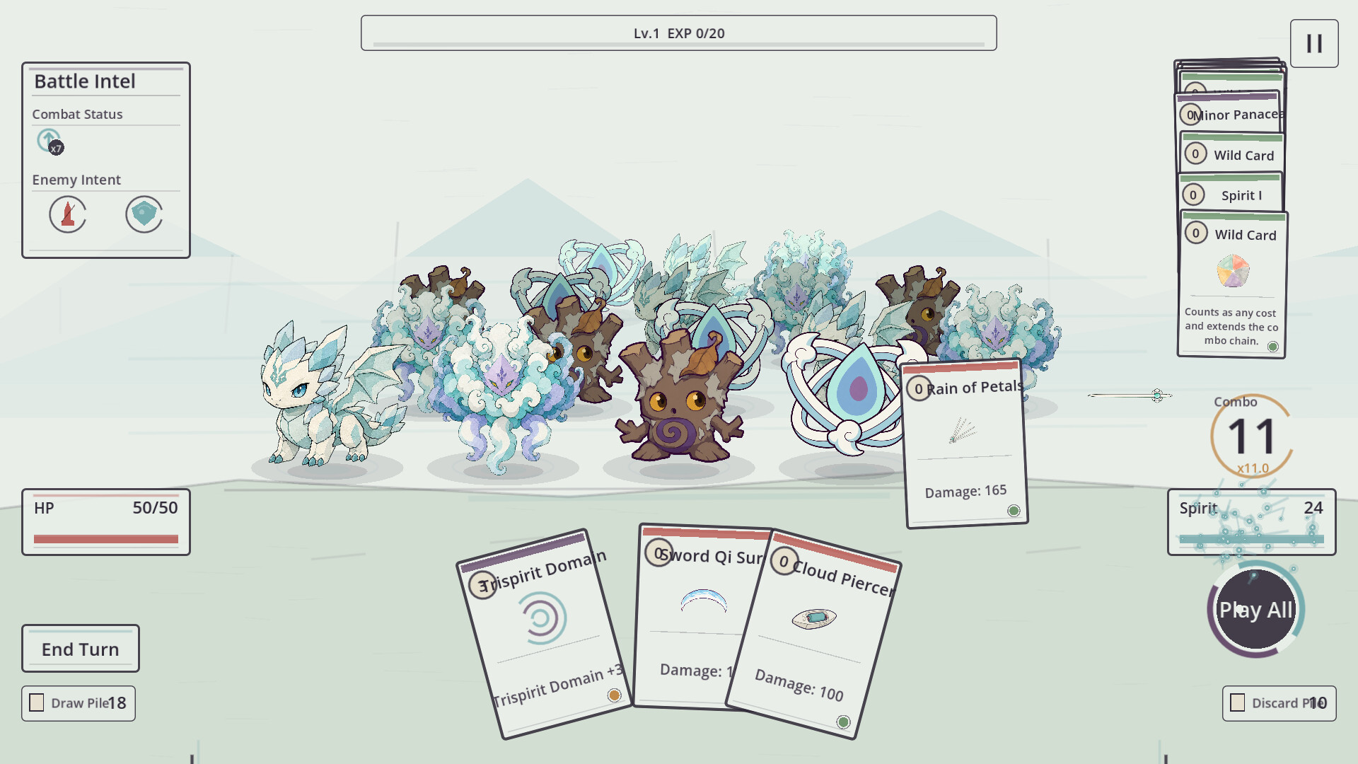 Lingyun Cards: Between the Clear and the Turbid screenshot 2
