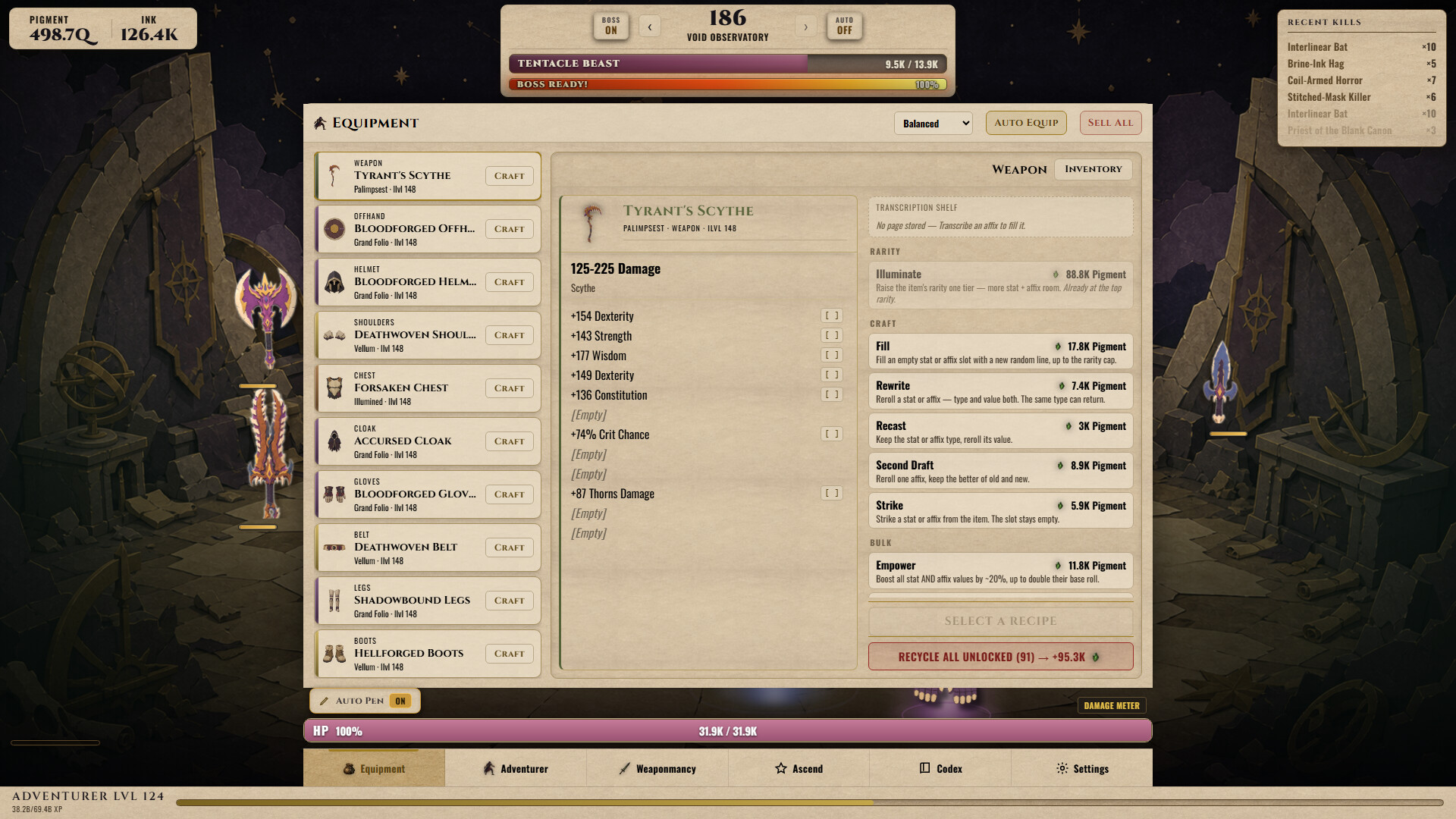 Palimpsest Idle screenshot 5