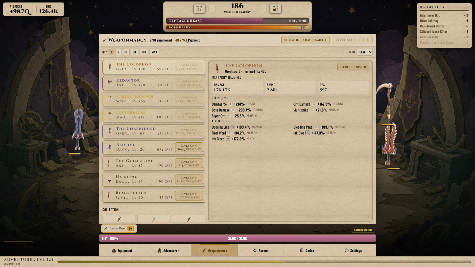 Palimpsest Idle screenshot 4
