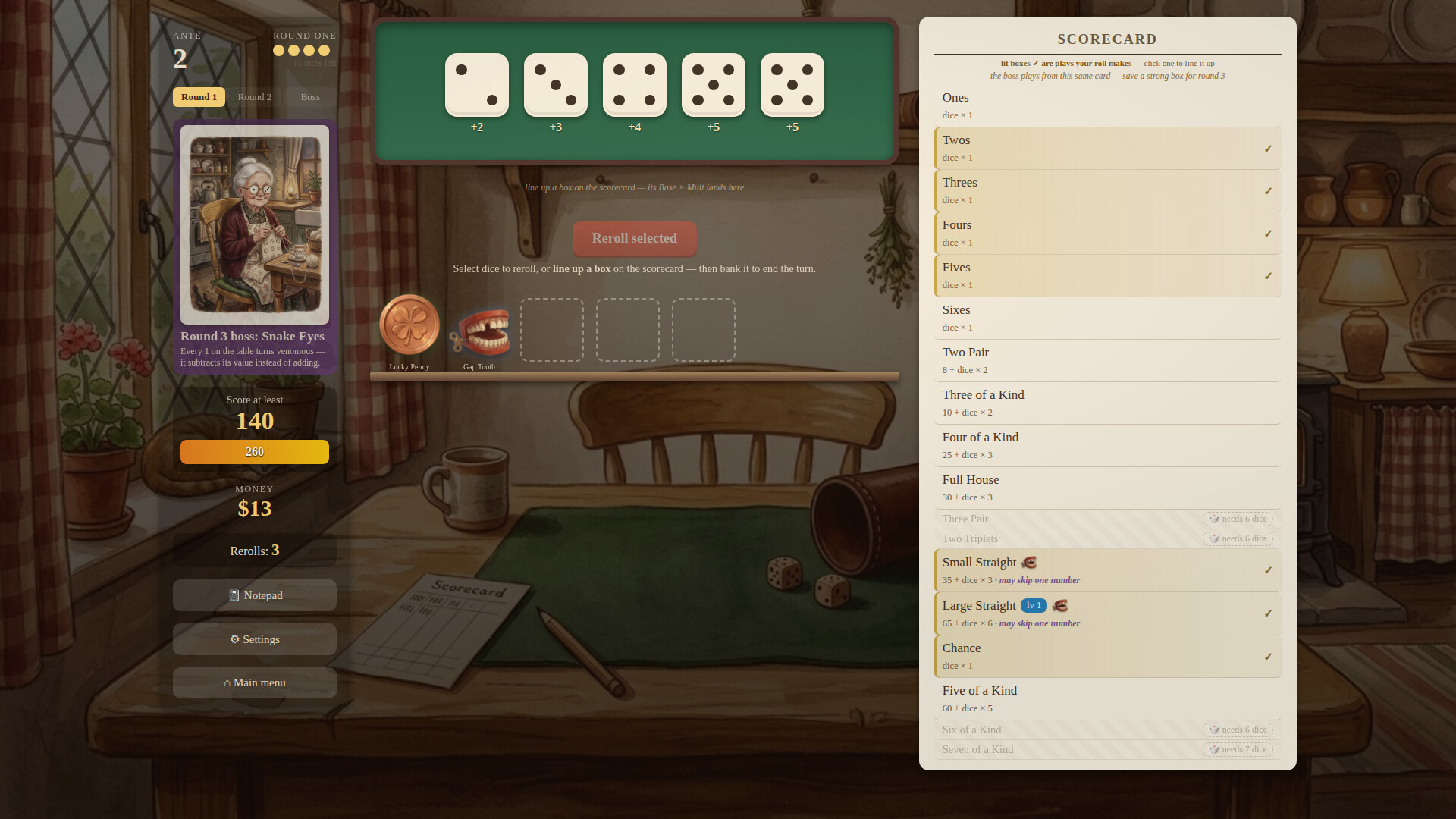 Tumble: A Cozy Dice Roguelite screenshot 5