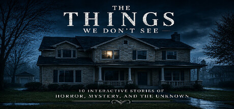 Cover art from The Things We Don't See: 10 Interactive Stories of Horror, Mystery, and the Unknown