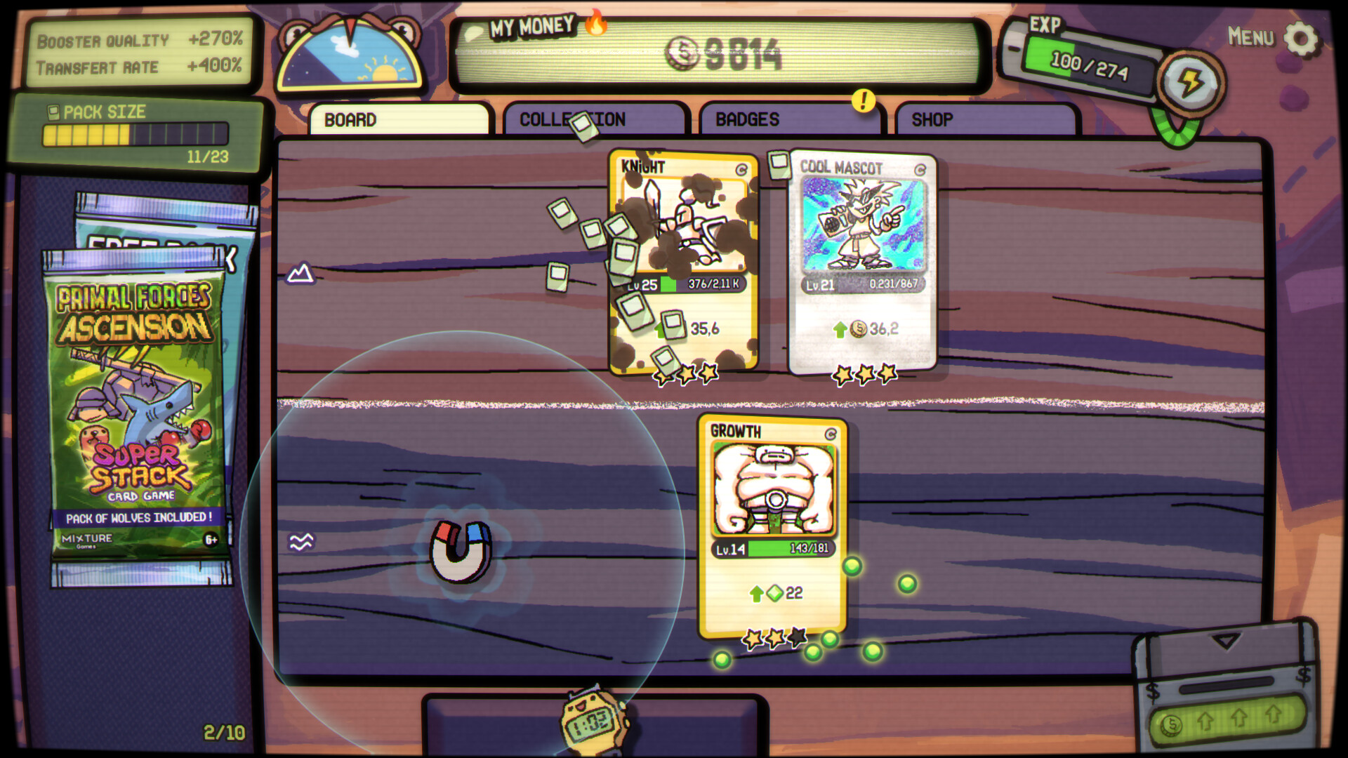 Catch A Pack: Idle Card Game screenshot 3