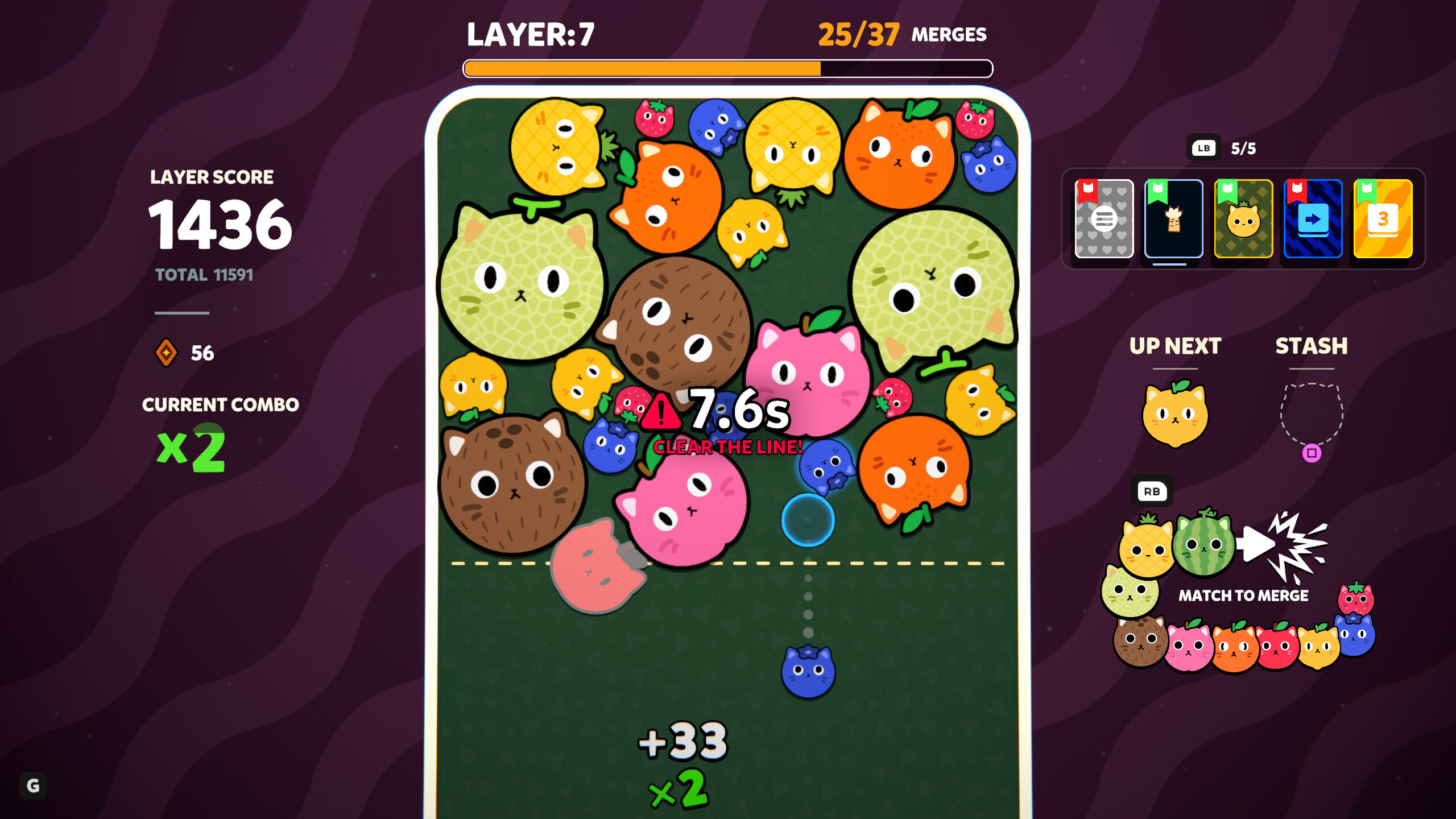 Catomi: Suika Roguelike screenshot 4