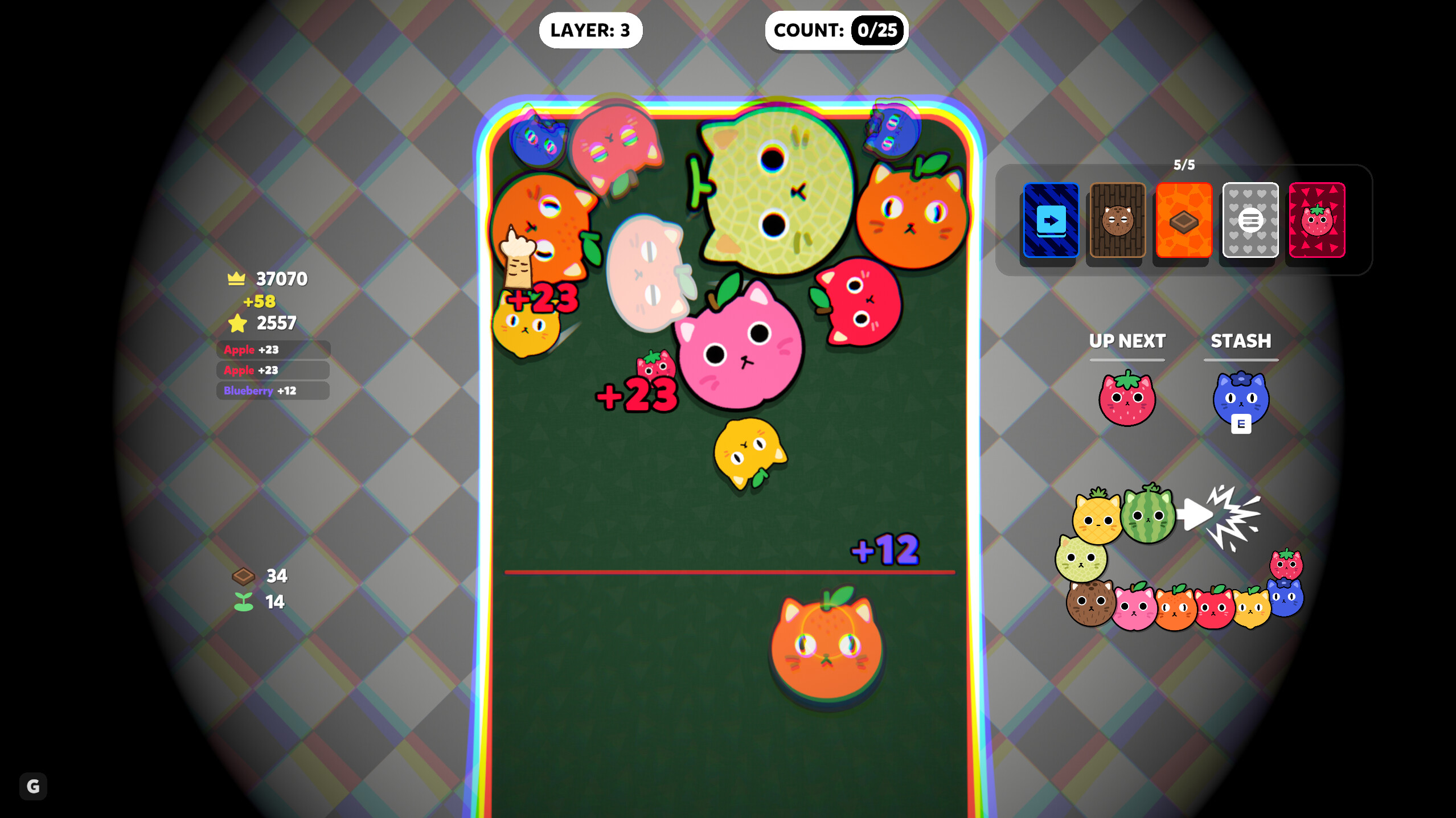 Catomi: Suika Roguelike screenshot 3