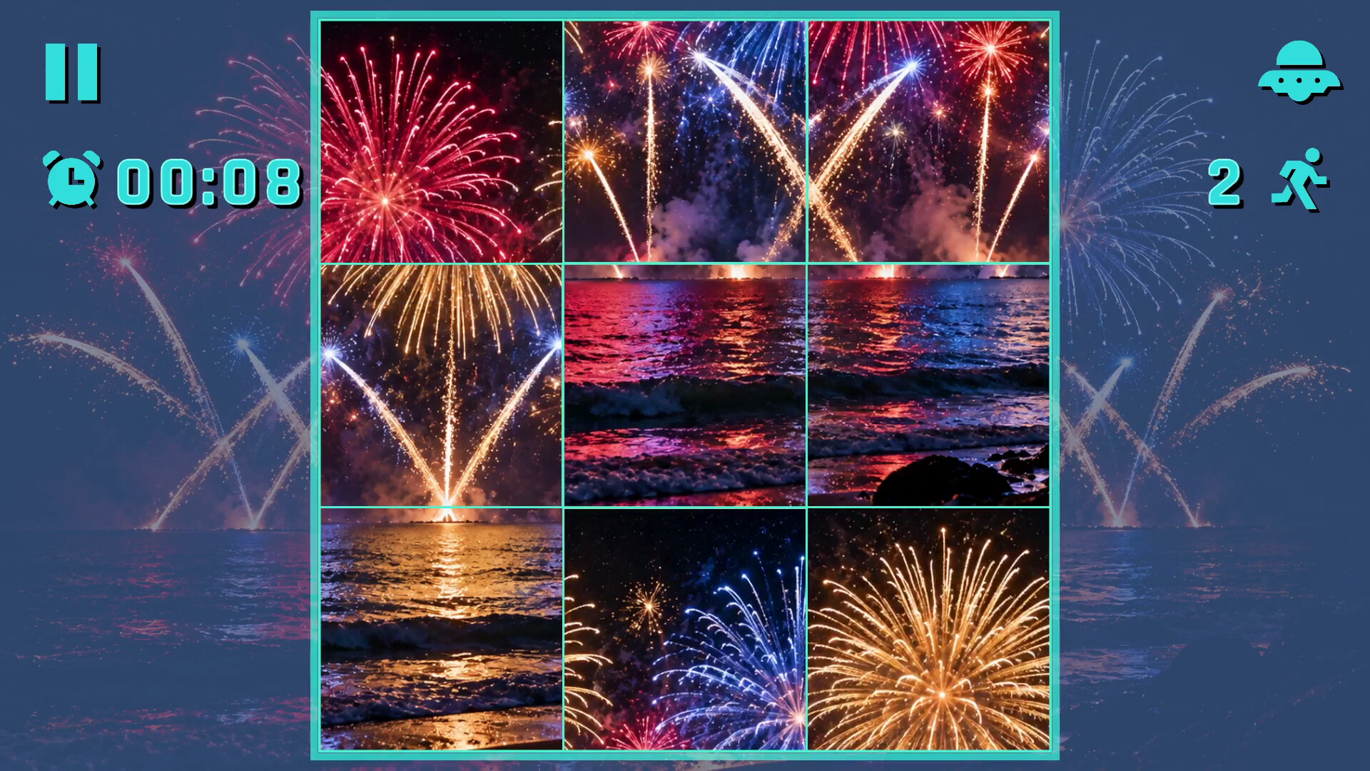 Puzzle Fireworks screenshot 2