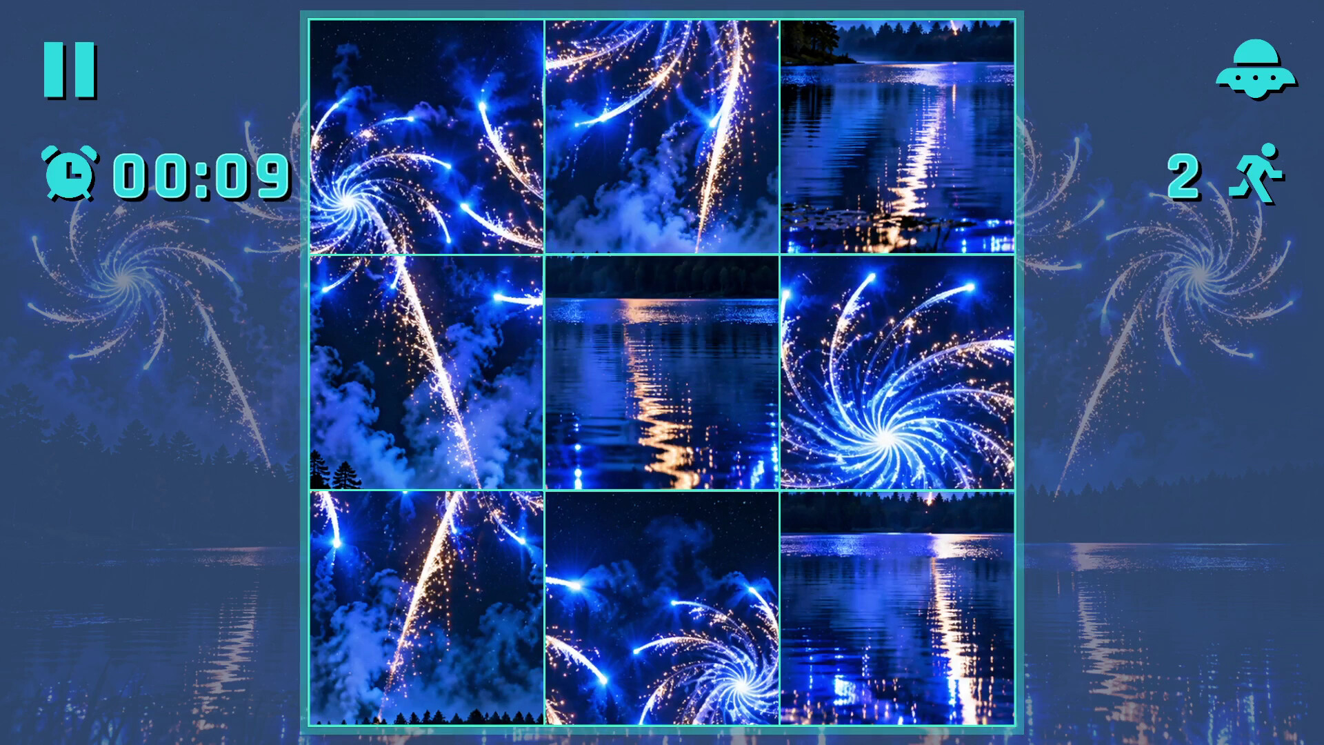Puzzle Fireworks screenshot 4