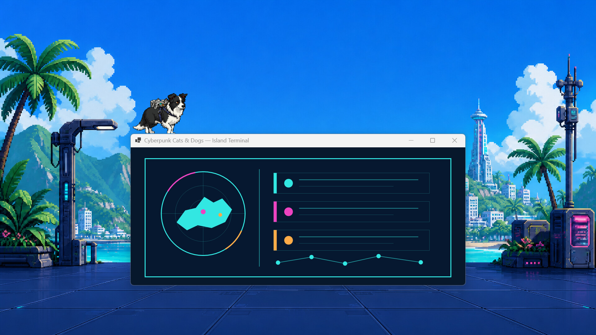Cyberpunk Cats & Dogs screenshot 2