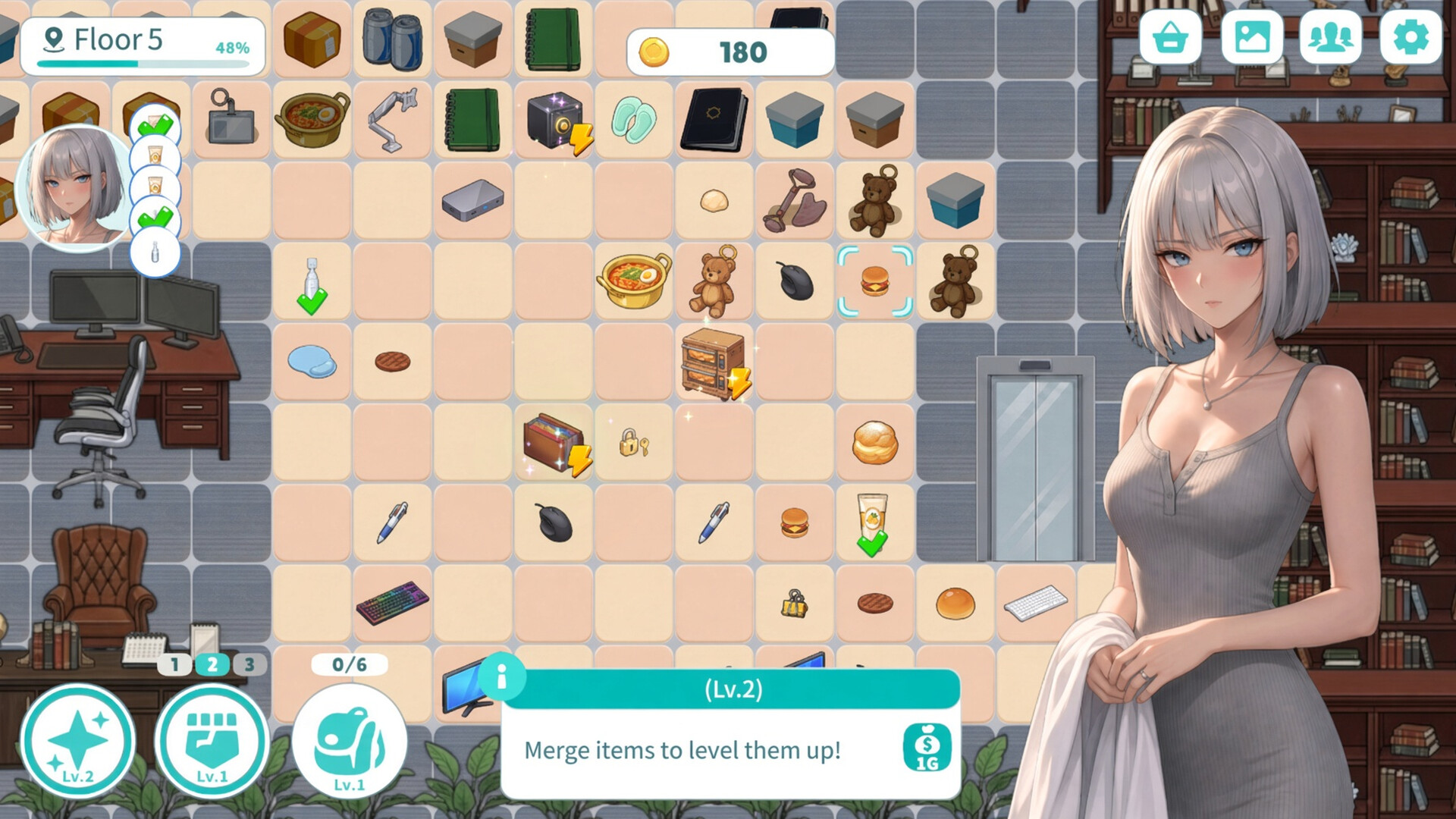 Merge Day: Office Girls screenshot 3