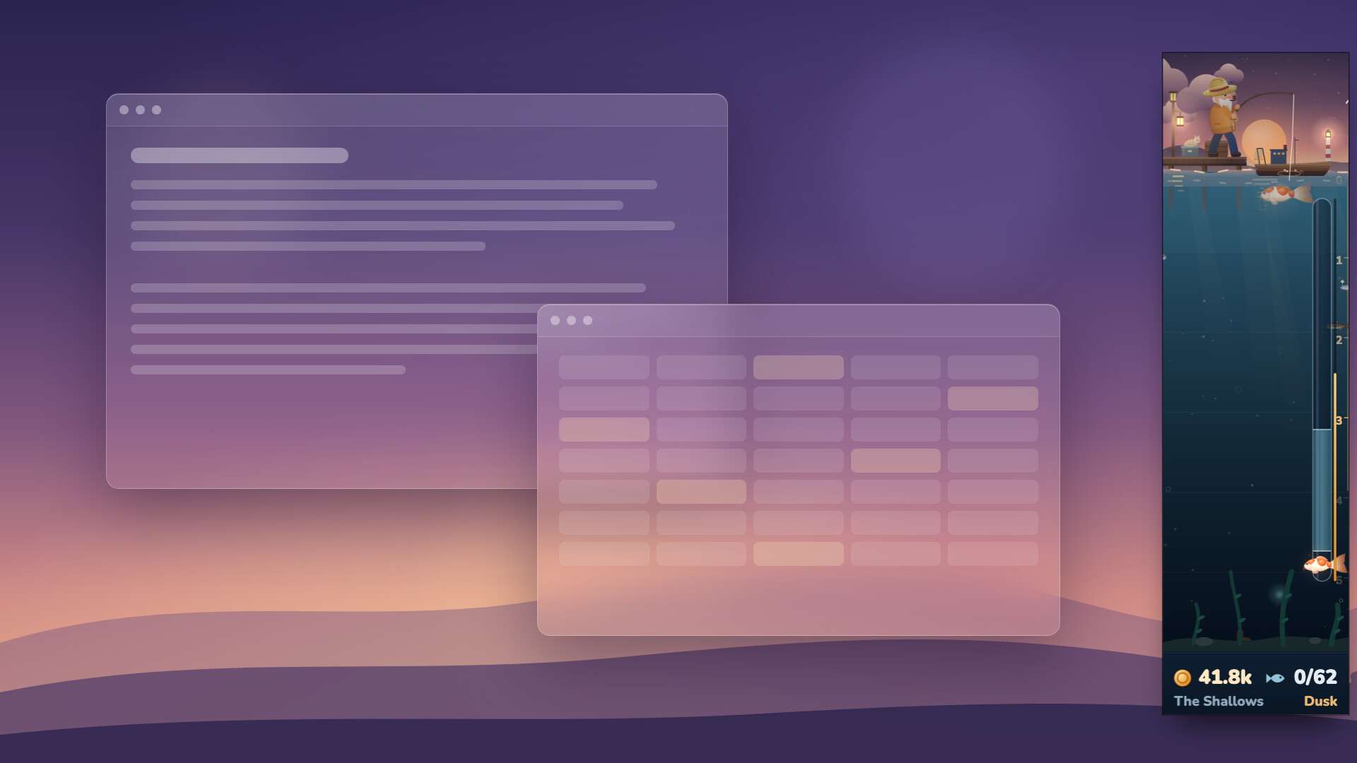 Sidebar Sea: Idle Fishing for Your Taskbar screenshot 2