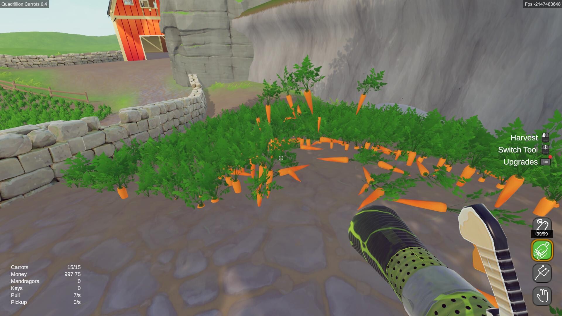 Quadrillion Carrots screenshot 2
