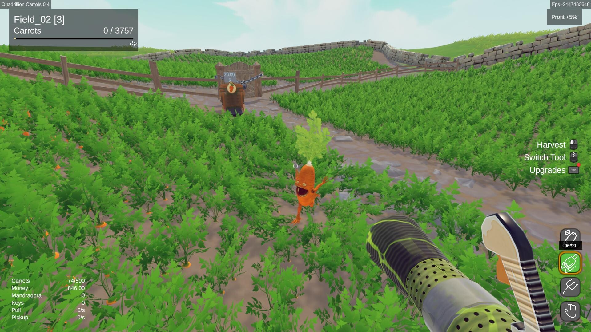 Quadrillion Carrots screenshot 4