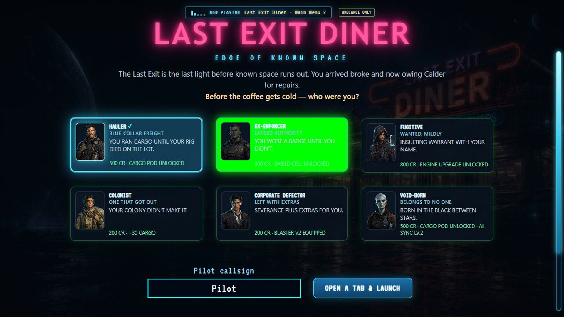 Last Exit Diner: Edge of Known Space screenshot 4