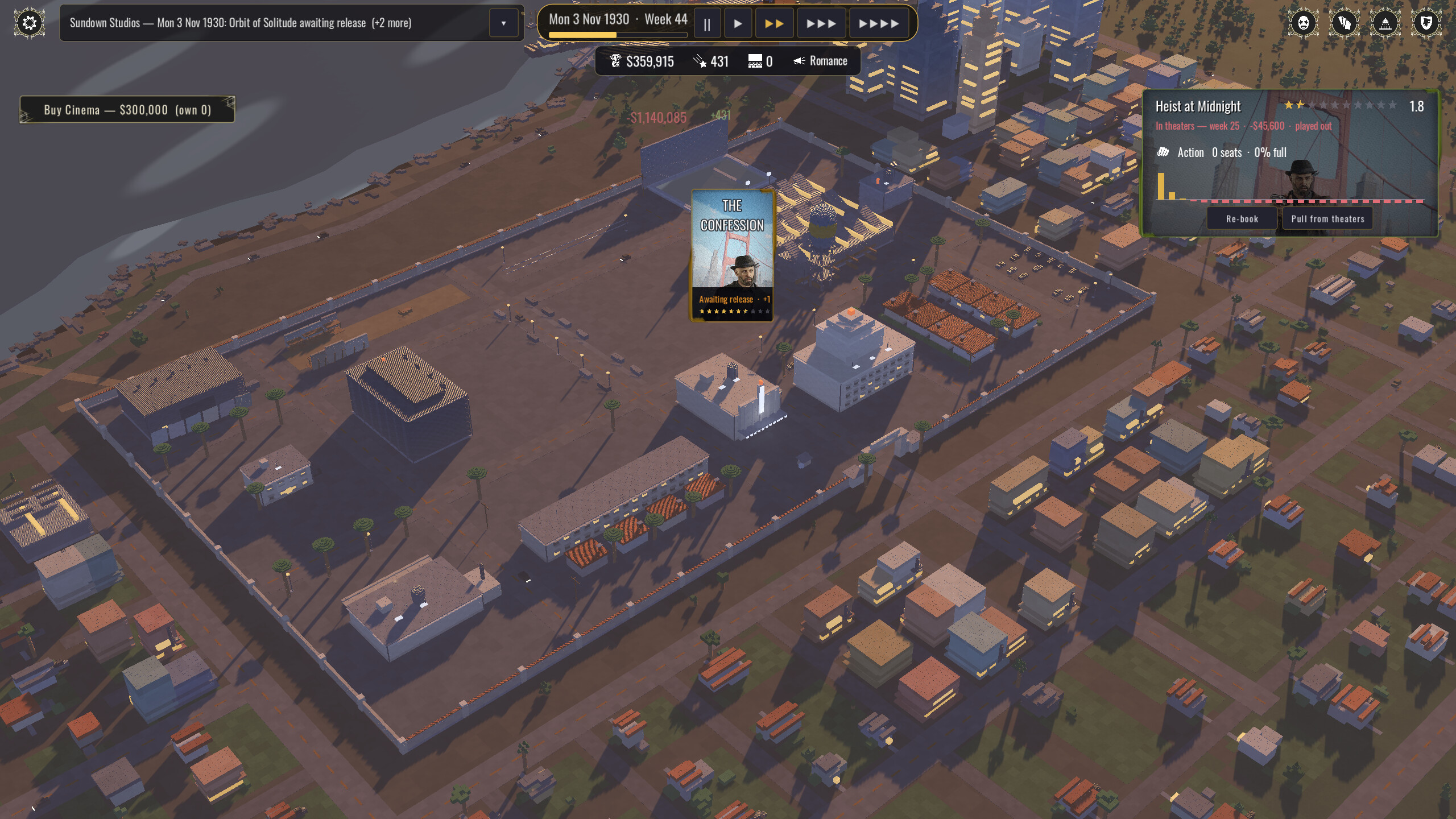 Backlot: Hollywood Studio Tycoon trailer
