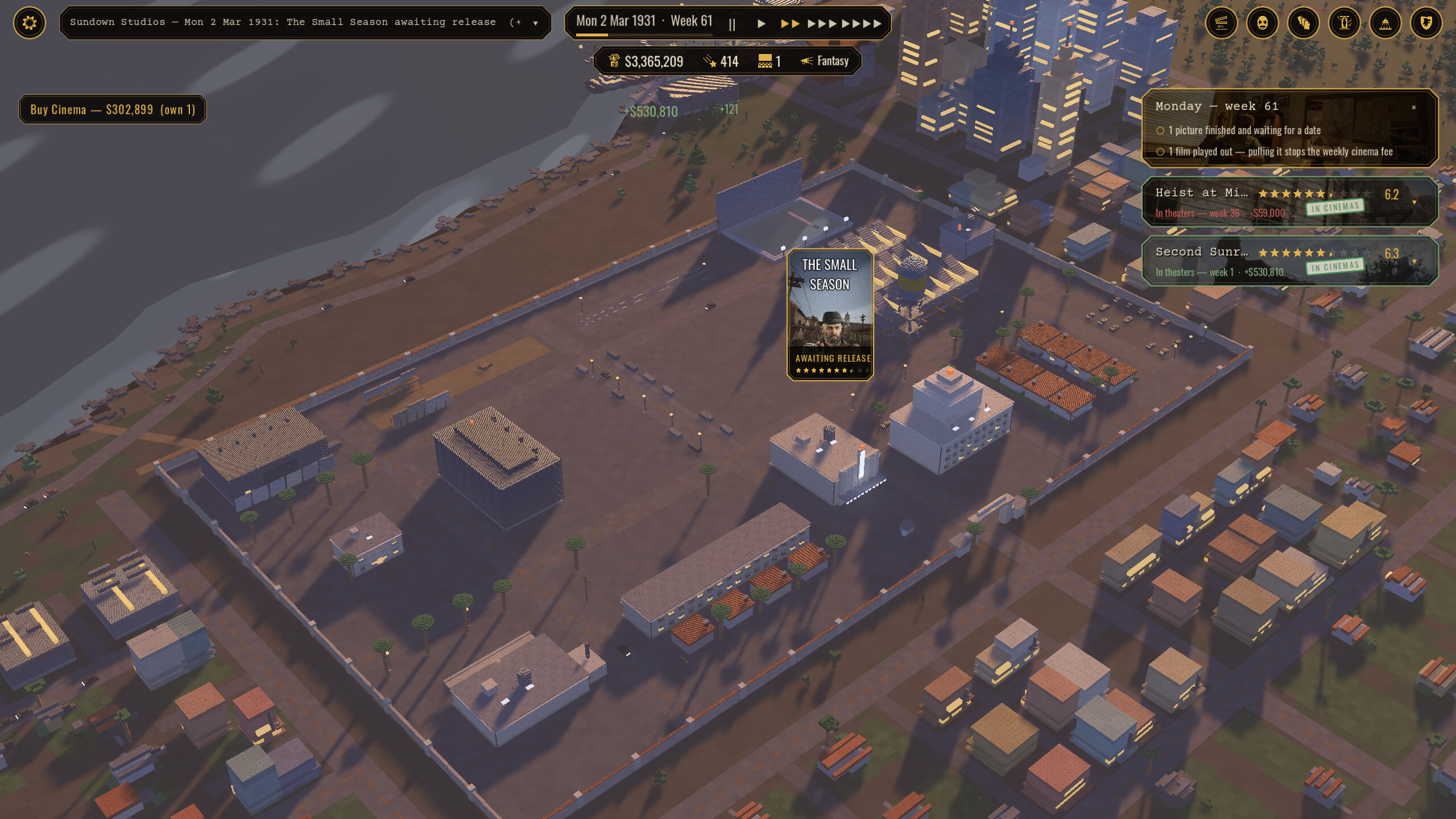 Backlot: Hollywood Studio Tycoon trailer