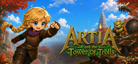Cover art from Artia and the Tower of Trolls