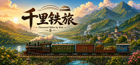 Cover art from Thousand Miles by Rail