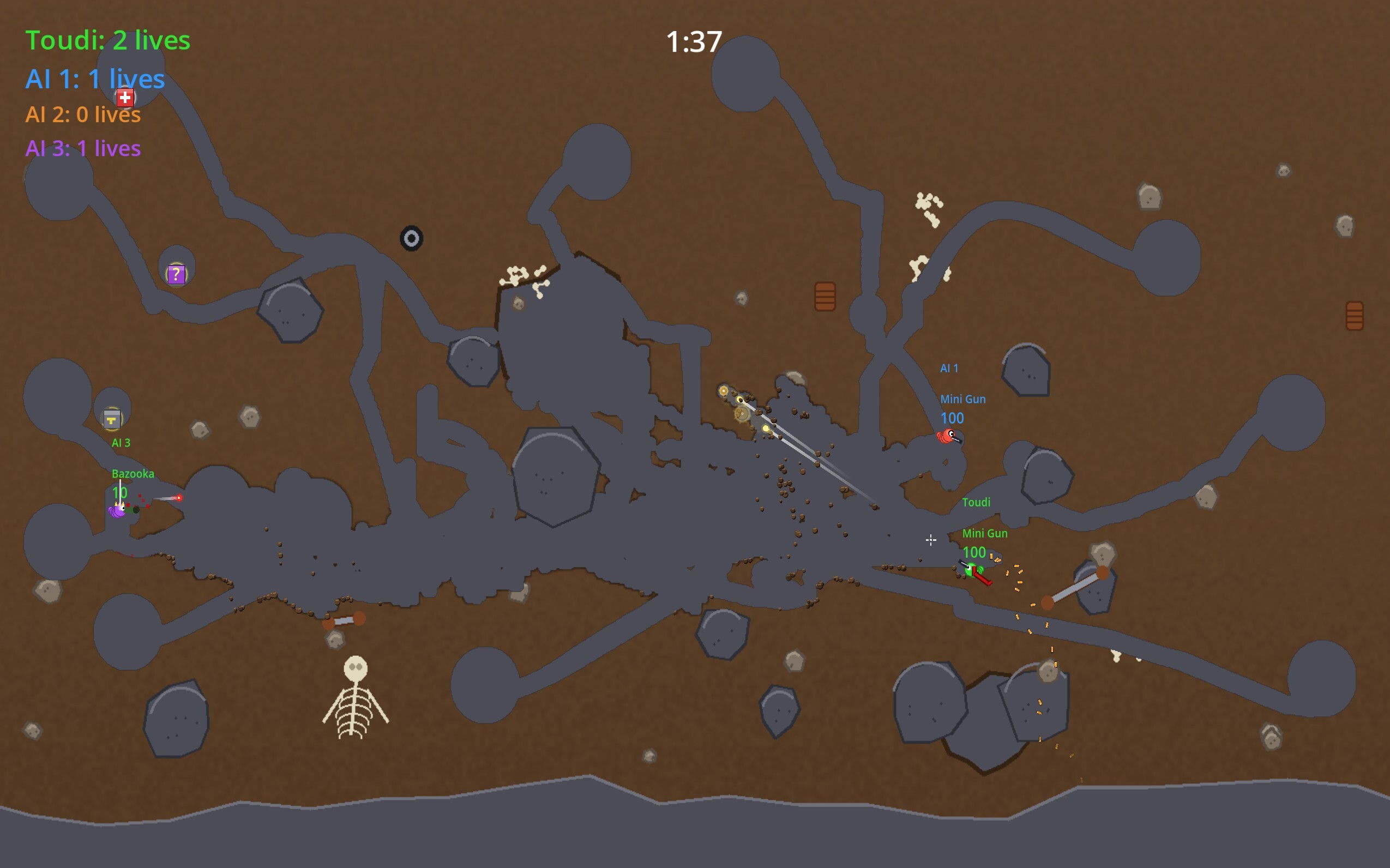 TRENCHWORMS screenshot 4