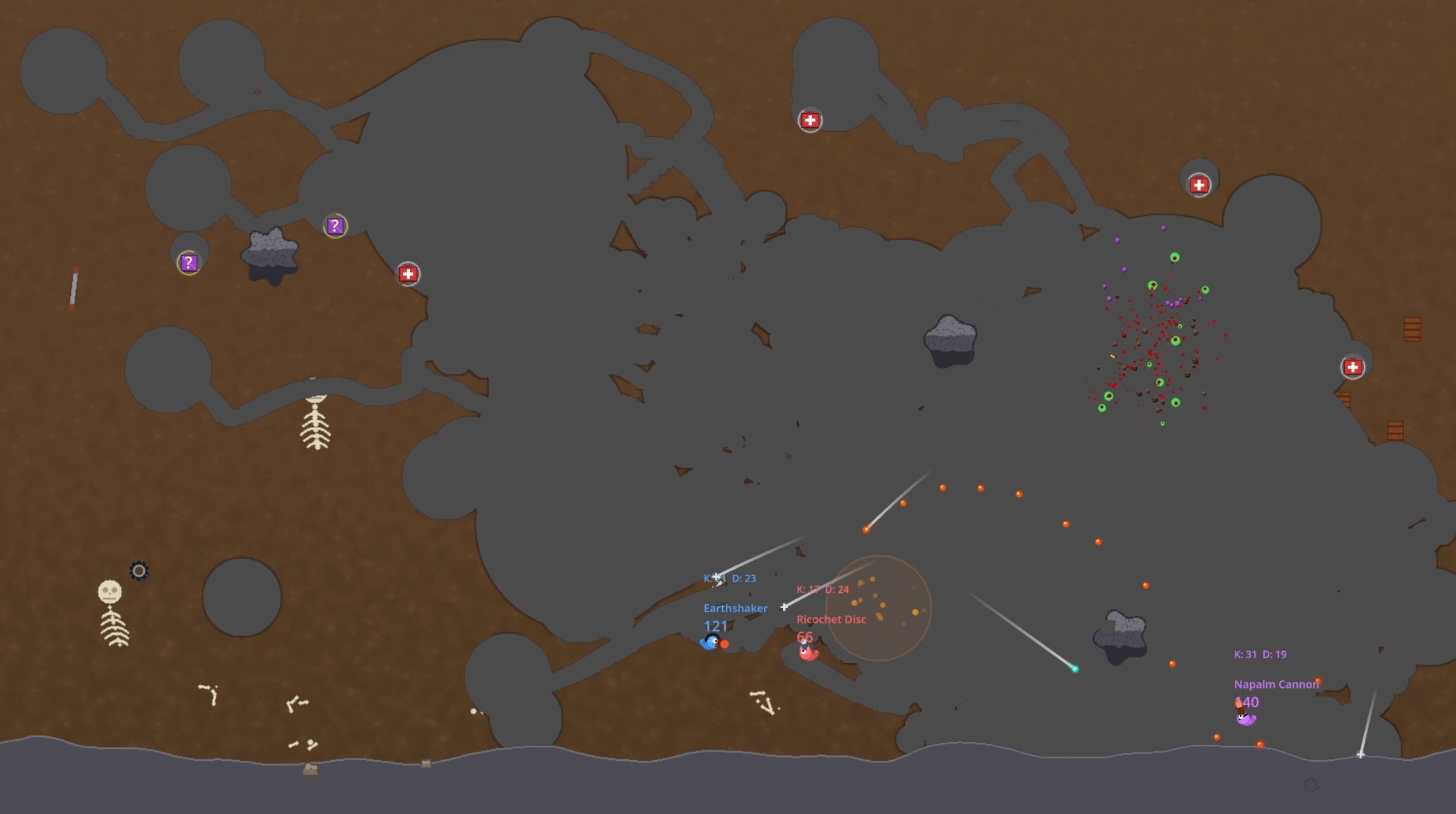 TRENCHWORMS screenshot 3