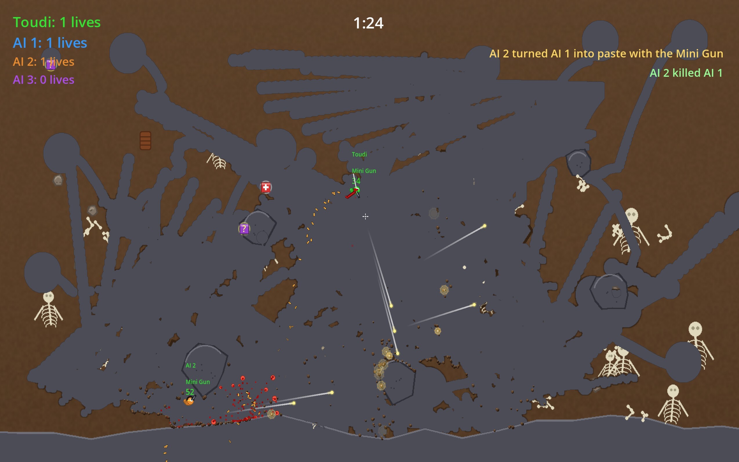 TRENCHWORMS screenshot 3