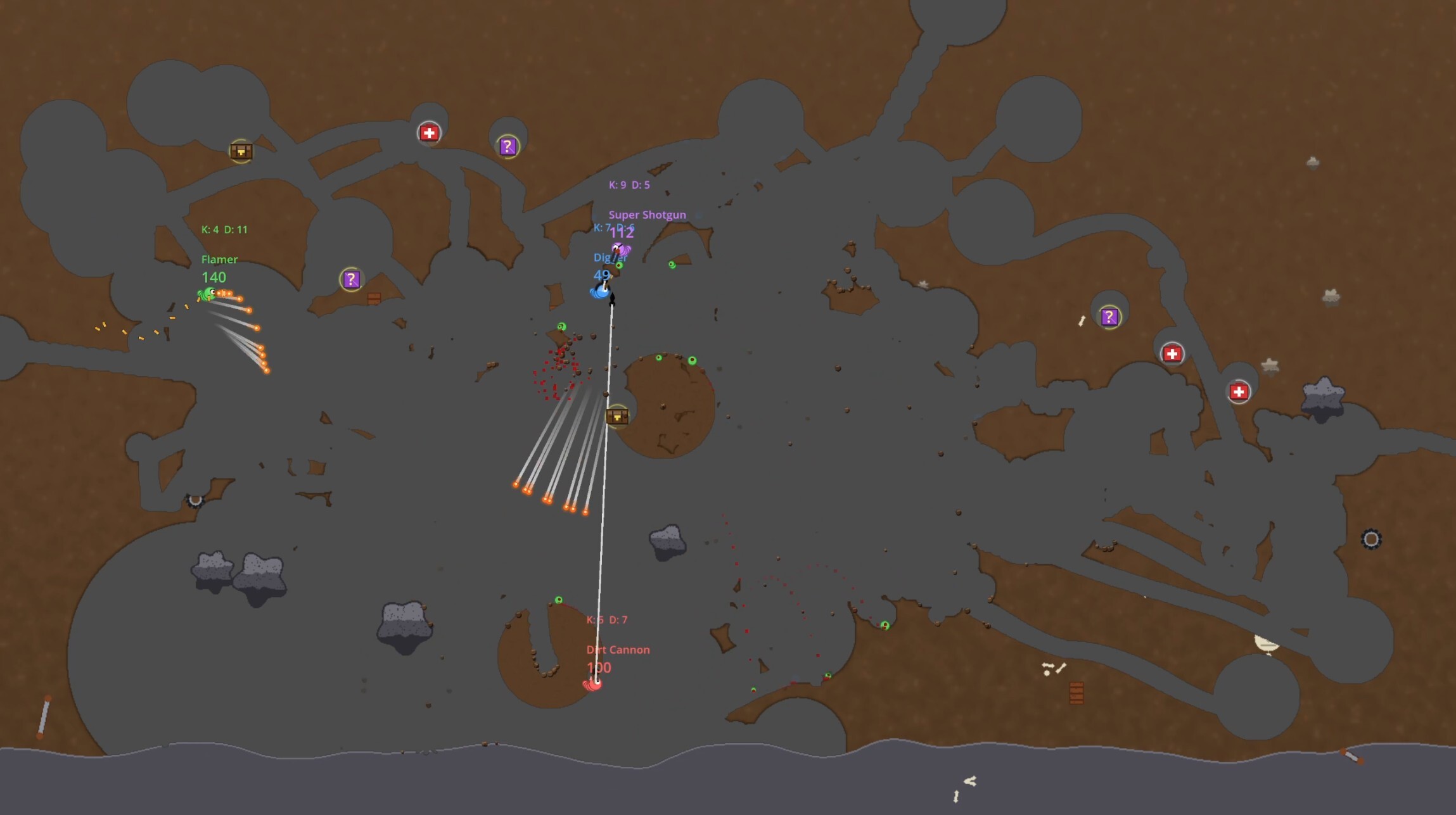 TRENCHWORMS screenshot 2