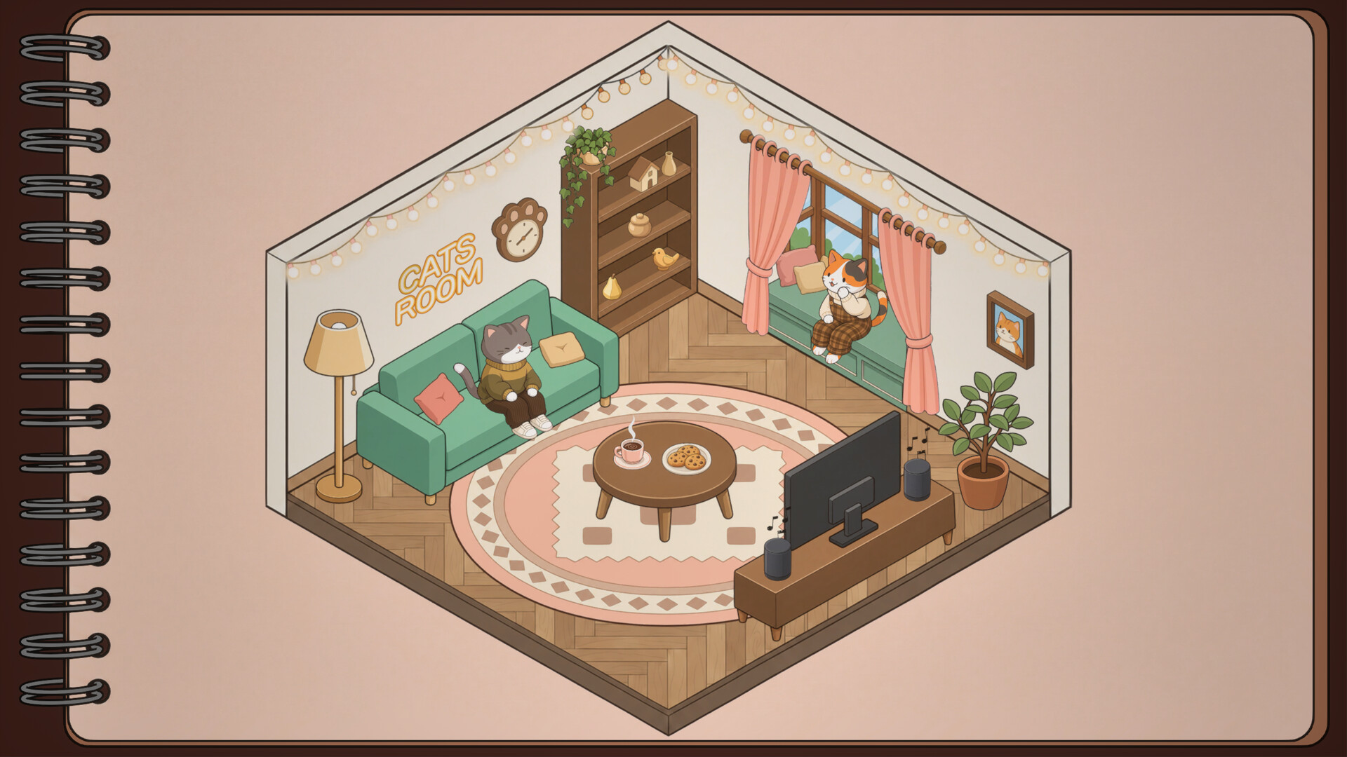 Cat Rooms: Sticker Decor! screenshot 5
