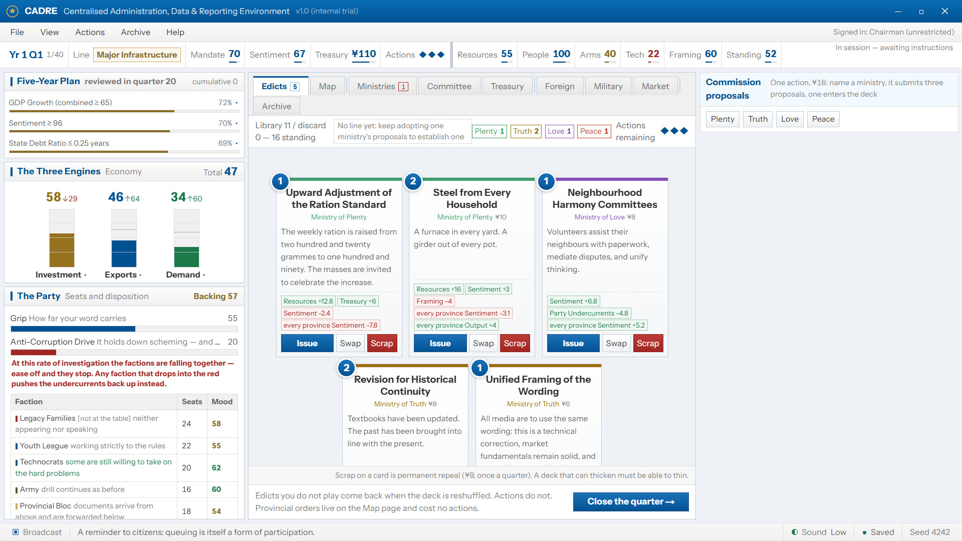 CADRE: Centralized Administration, Data & Reporting Environment screenshot 2