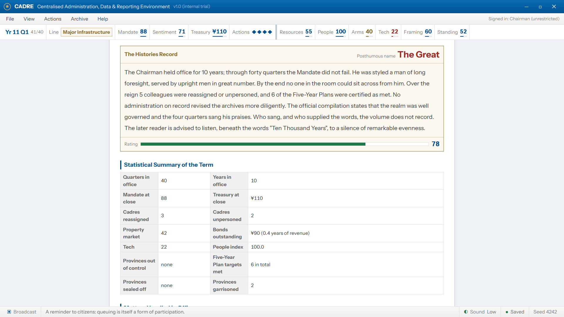 CADRE: Centralized Administration, Data & Reporting Environment screenshot 5
