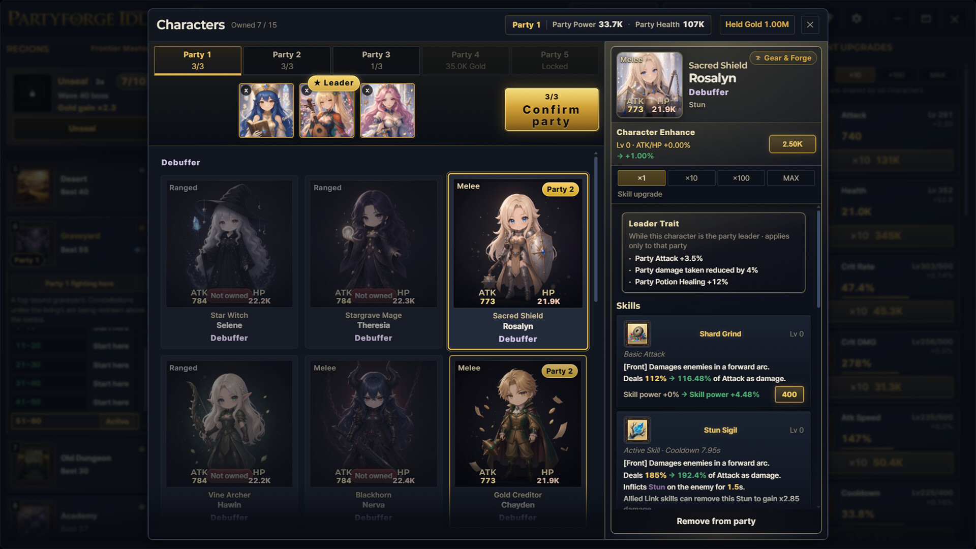 Partyforge Idle screenshot 3