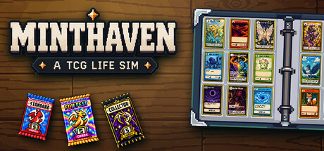 Cover art from MINTHAVEN: A TCG Life Sim