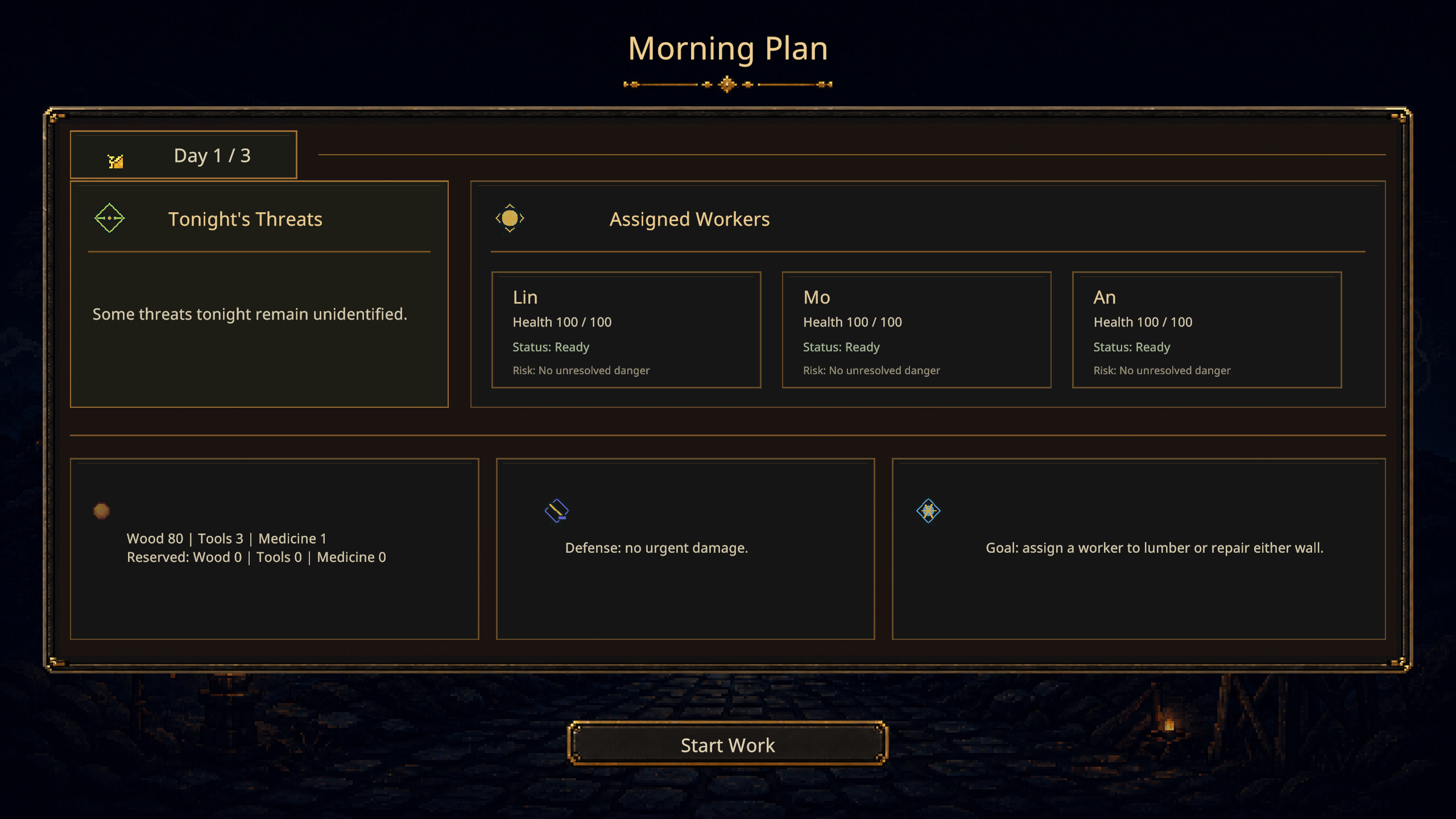 Seven Nights of the Black Tide screenshot 2