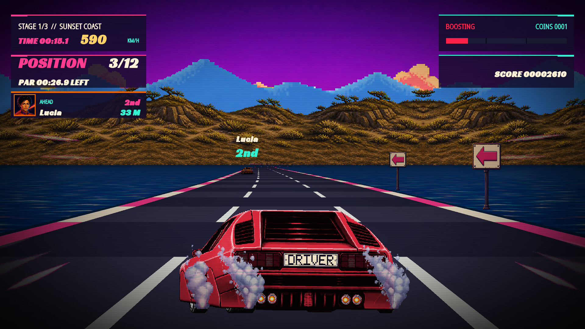 Ridiculous Racing: Retro Arcade Racer screenshot 2