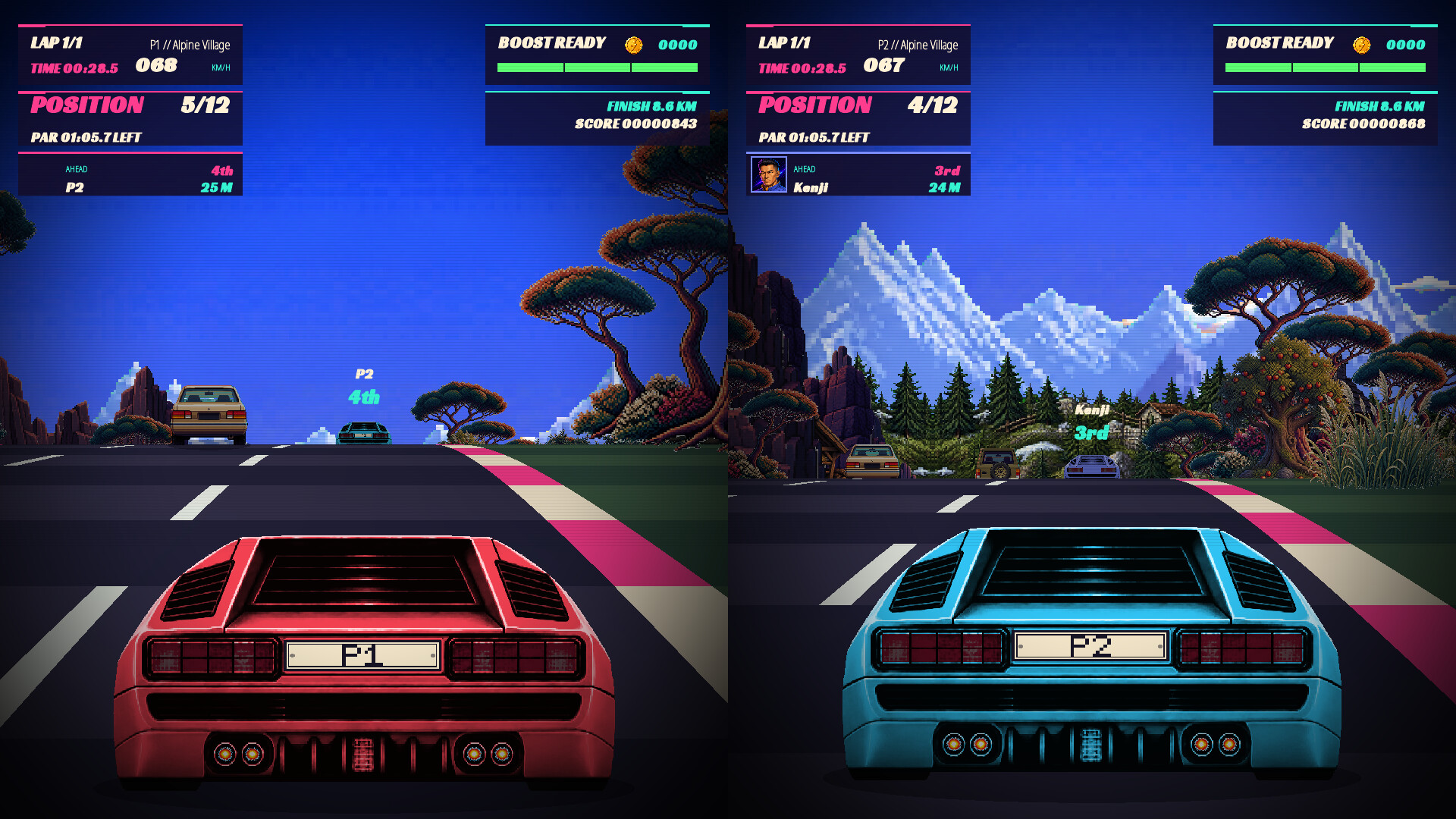 Ridiculous Racing: Retro Arcade Racer screenshot 4