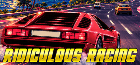 Cover art from Ridiculous Racing: Retro Arcade Racer