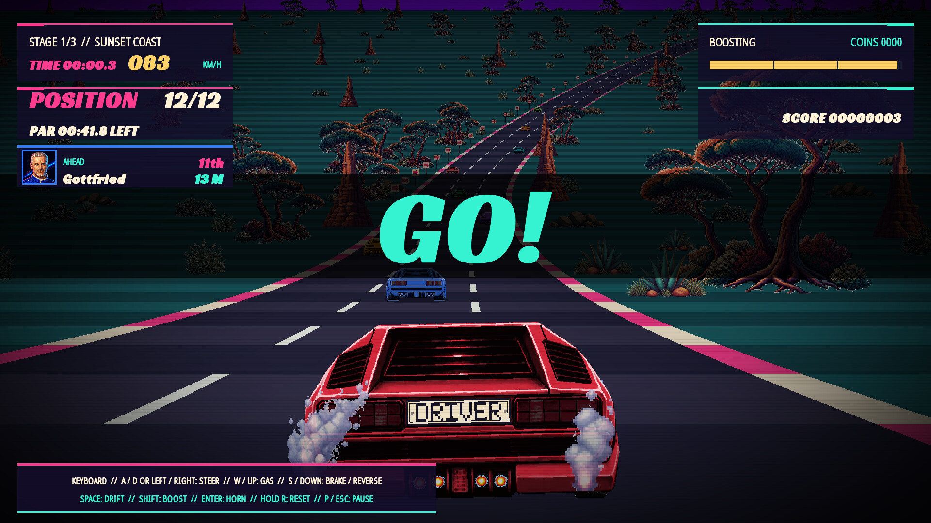 Ridiculous Racing: Retro Arcade Racer trailer