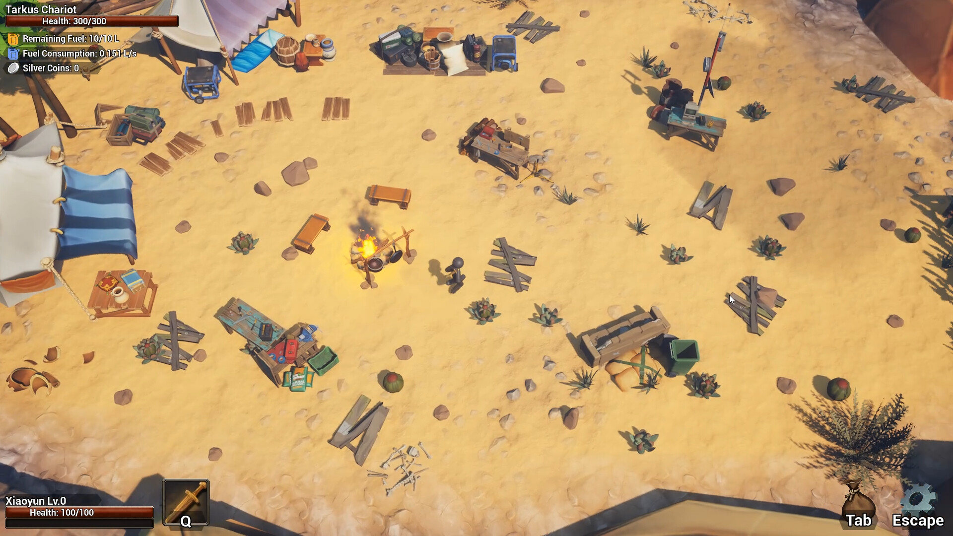 Stickman & Wildland Chariot screenshot 3