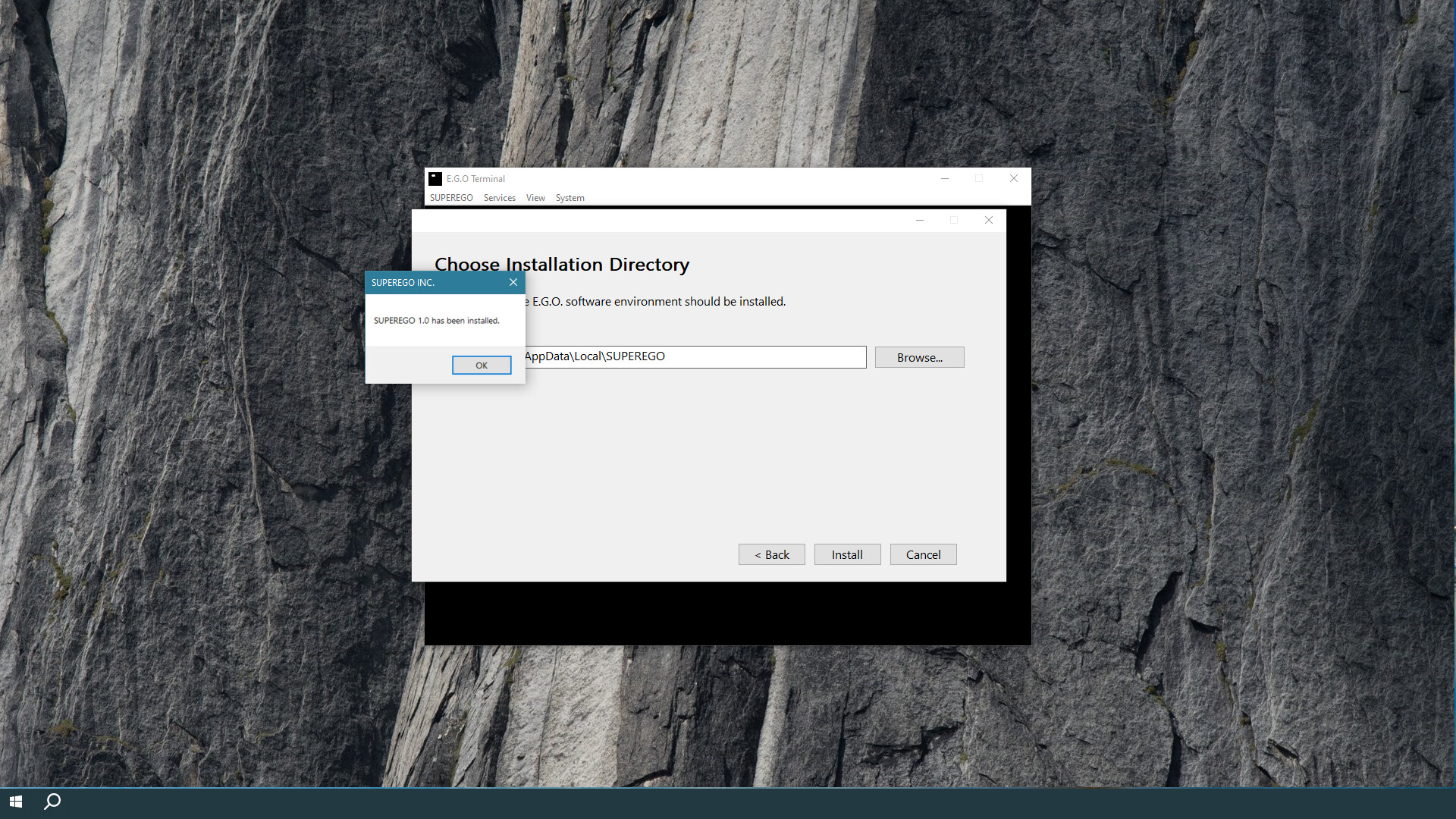 E.G.O. Software Suite screenshot 5