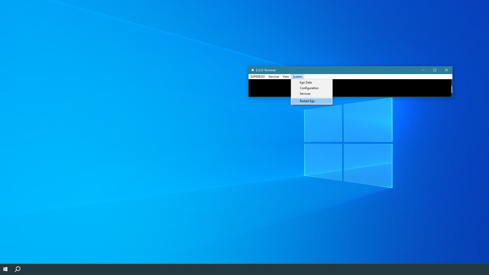 E.G.O. Software Suite screenshot 2