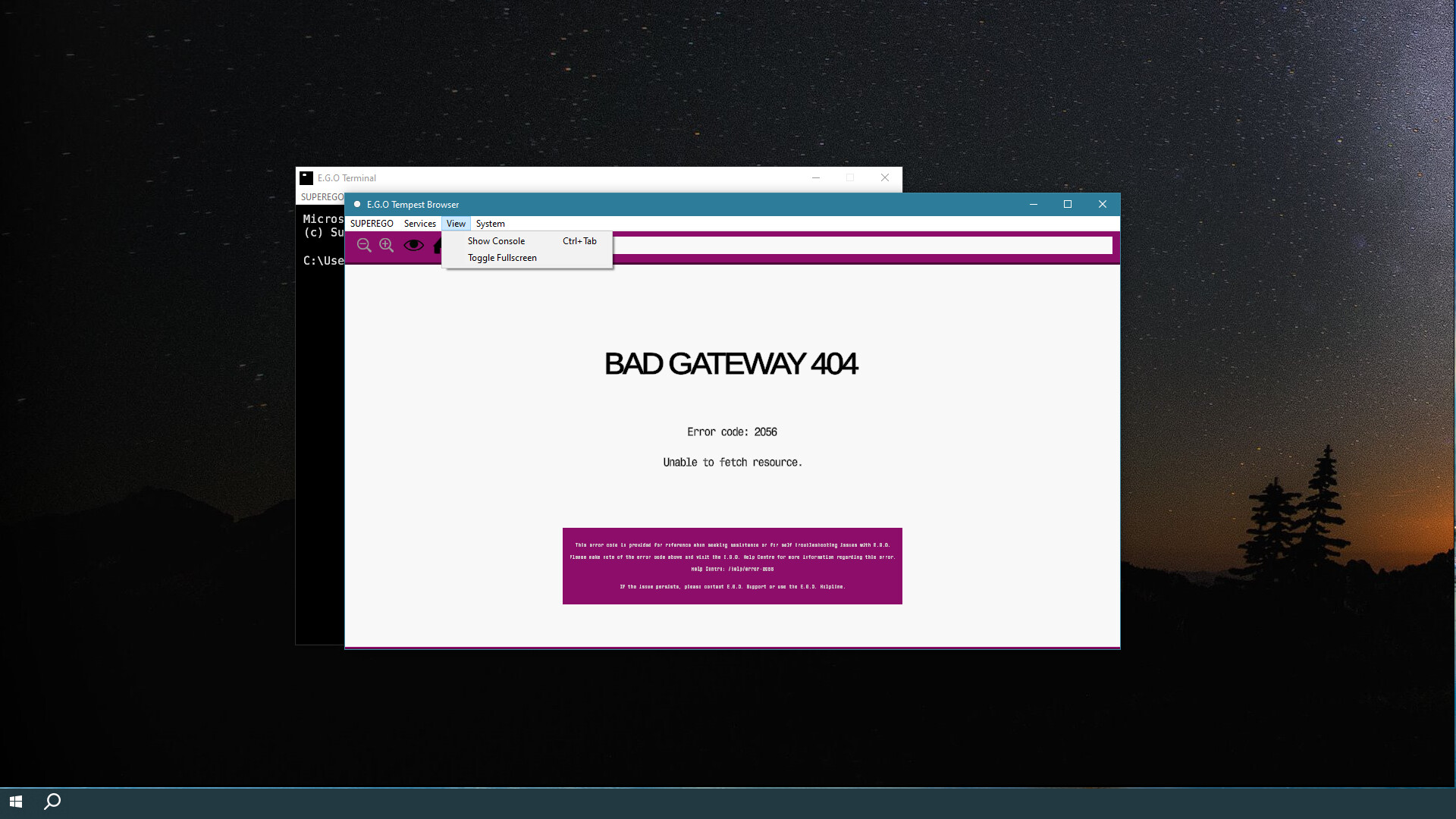 E.G.O. Software Suite screenshot 1