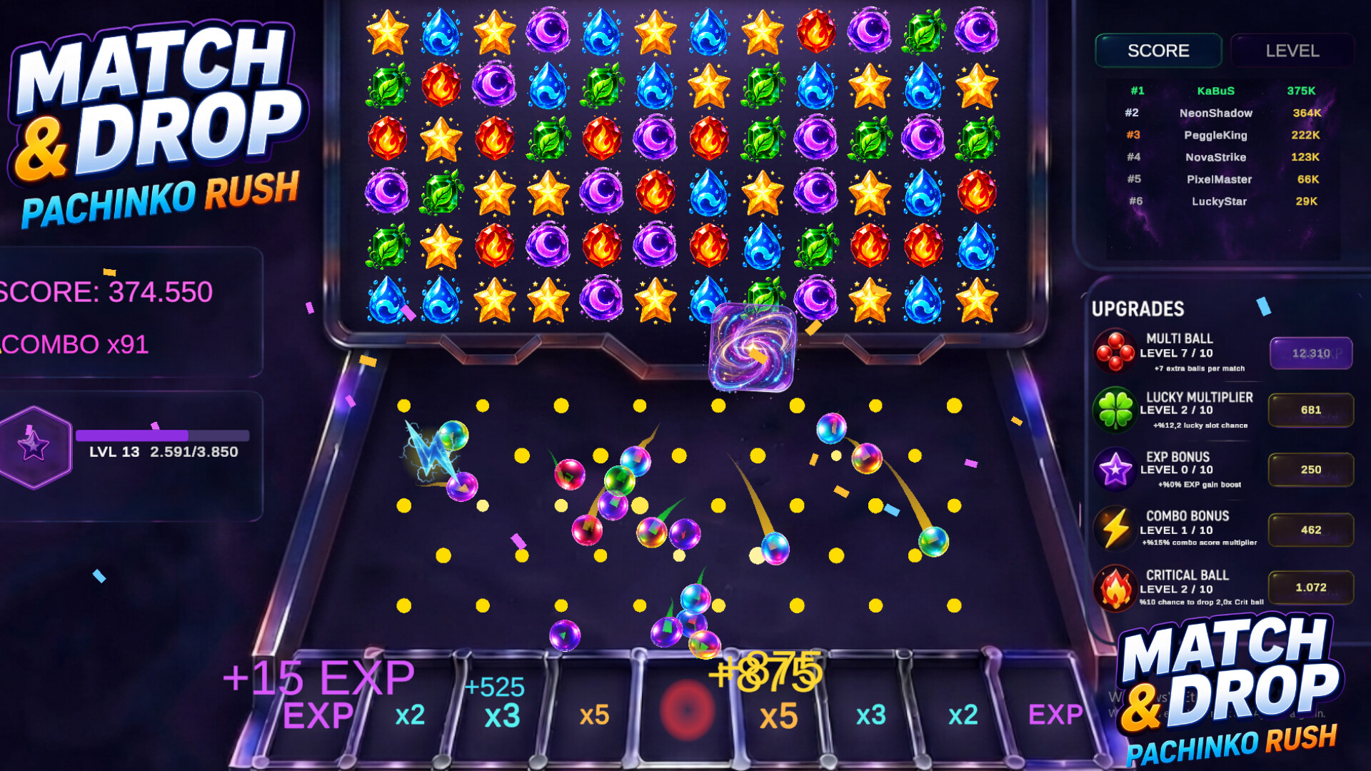 Match & Drop: Pachinko Rush screenshot 3