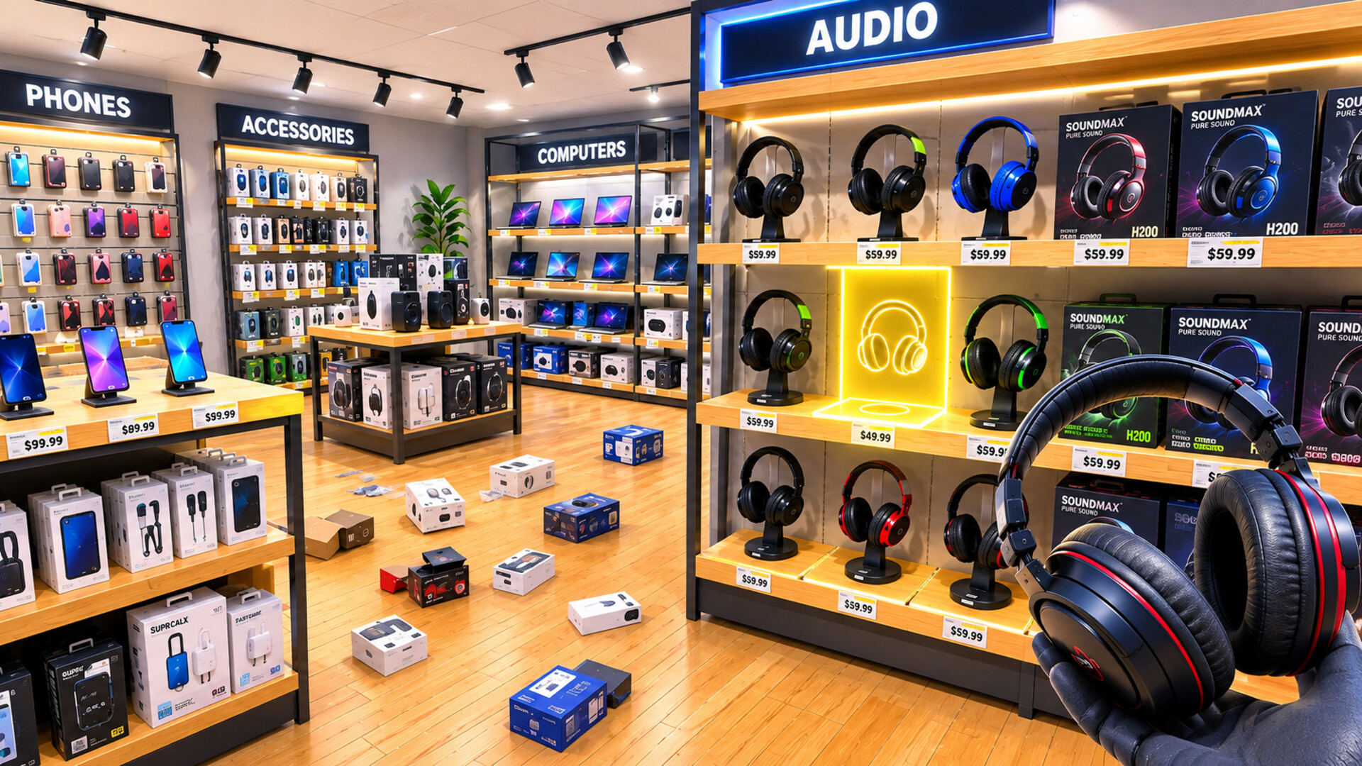 Tidy Up: Electronic Store Simulator screenshot 1
