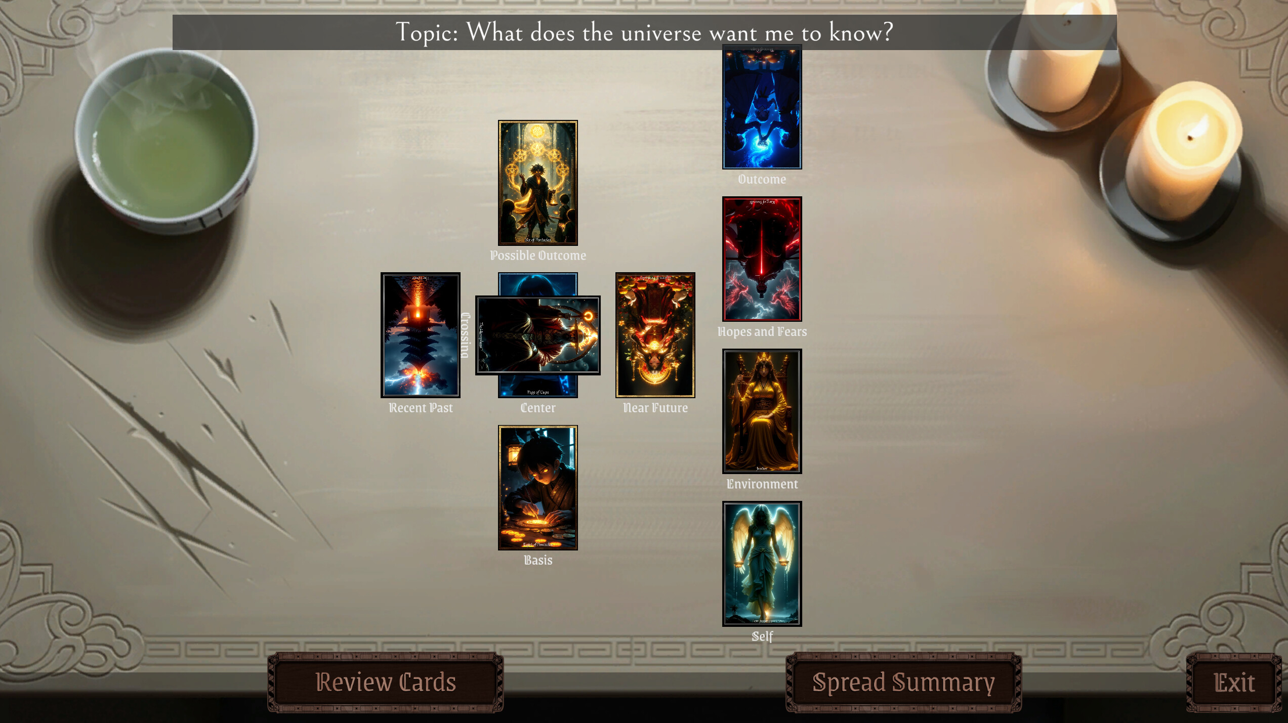 Cartomancer Cafe screenshot 3
